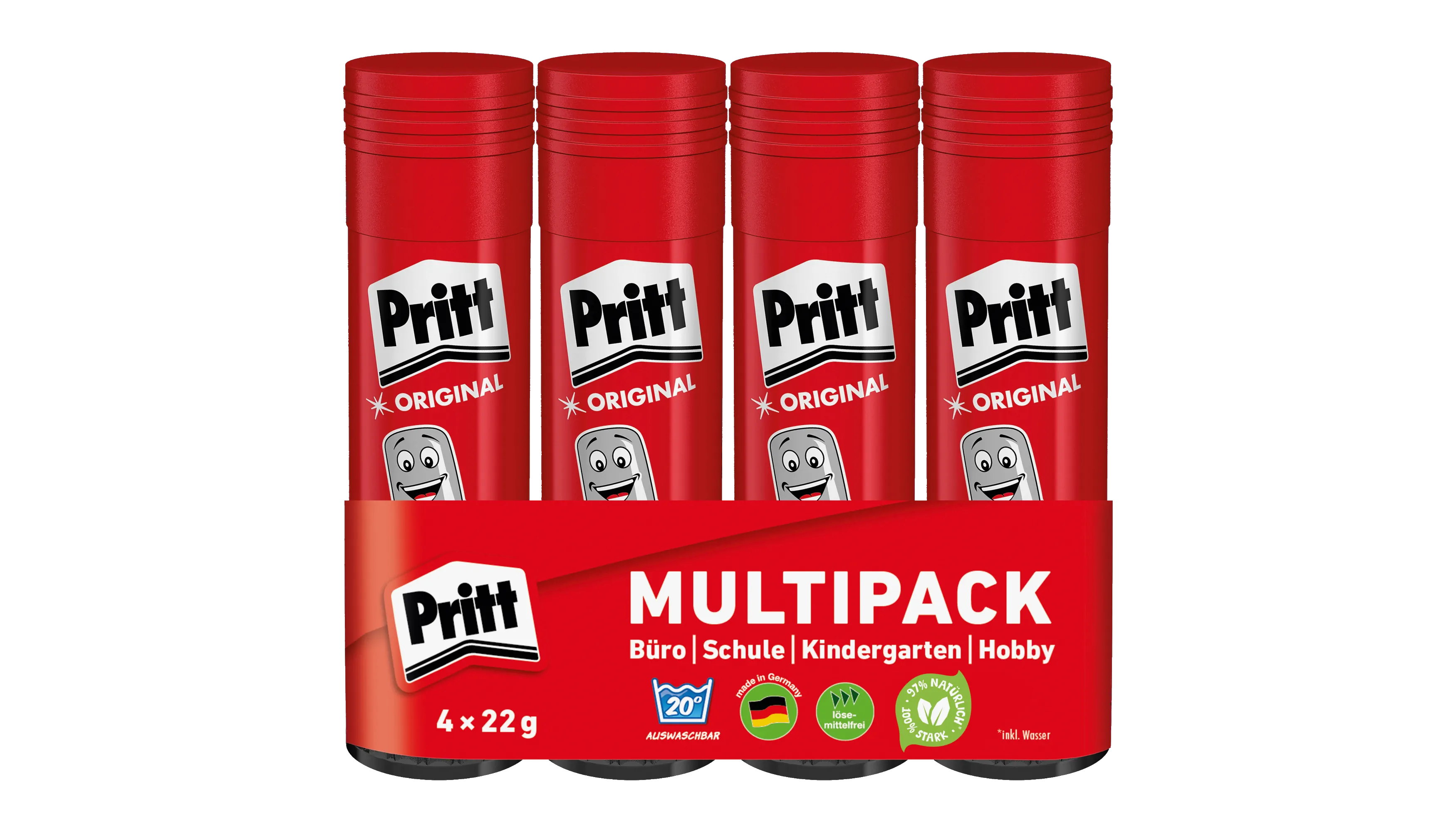 PRITT Klebestift Original Multipack 4 x 22 g