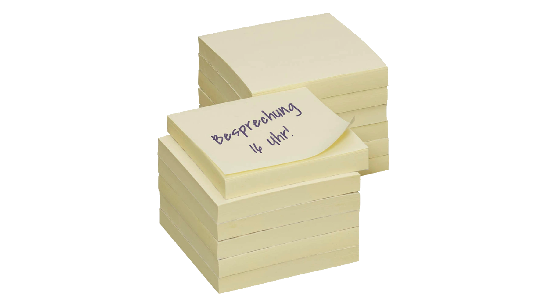 Haftnotizen 75 x 75 mm (B x H) 100 Blatt 12 Blöcke/Pack hellgelb