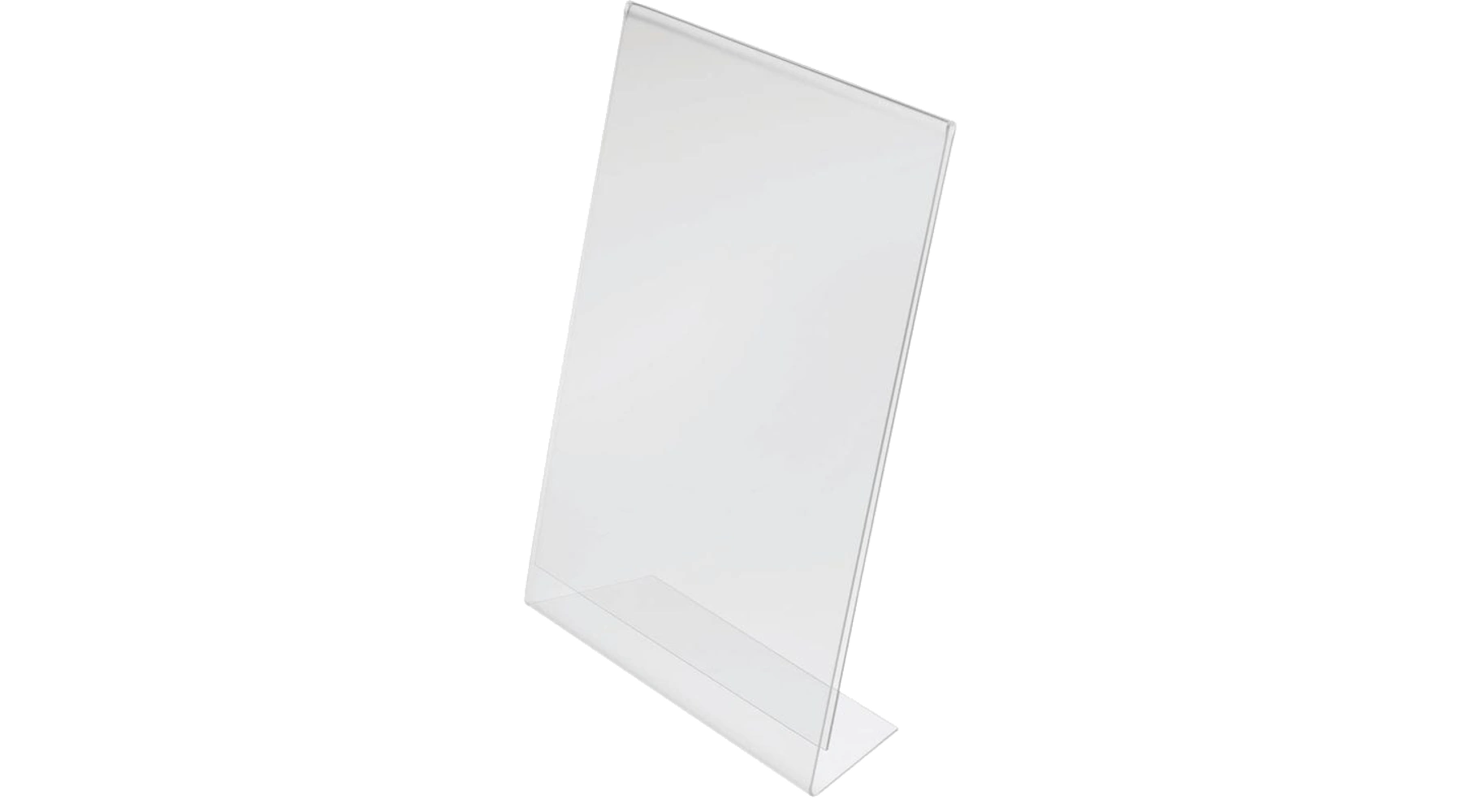 DEFLECTO® Tischaufsteller Classic Image L-Form DIN A4 Maße: 21 x 29,7 x 7 cm (B x H x T) transparent