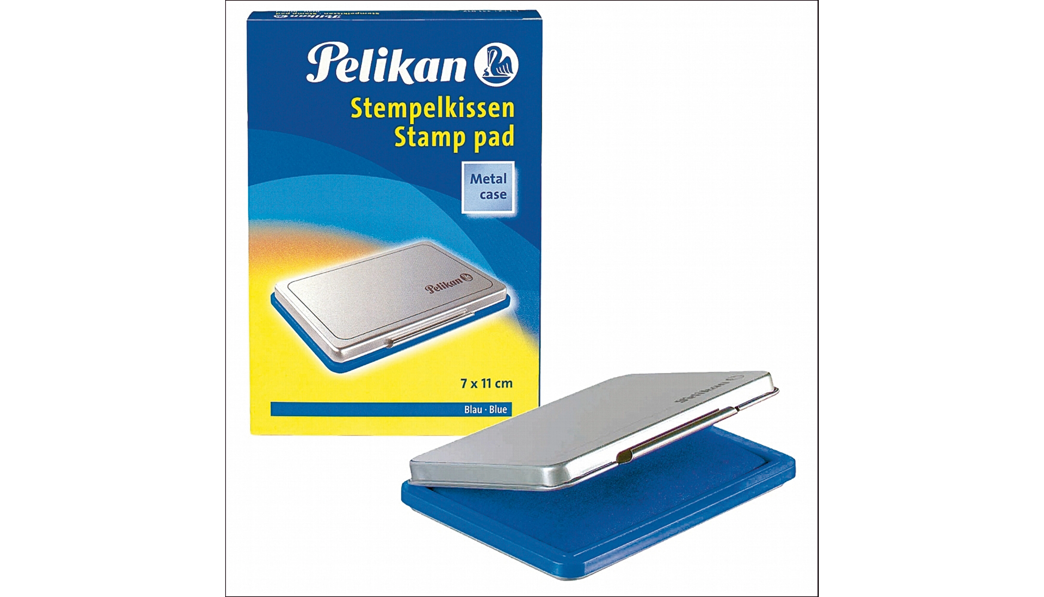 PELIKAN Stempelkissen 3 getränkt 70 x 50 mm  blau