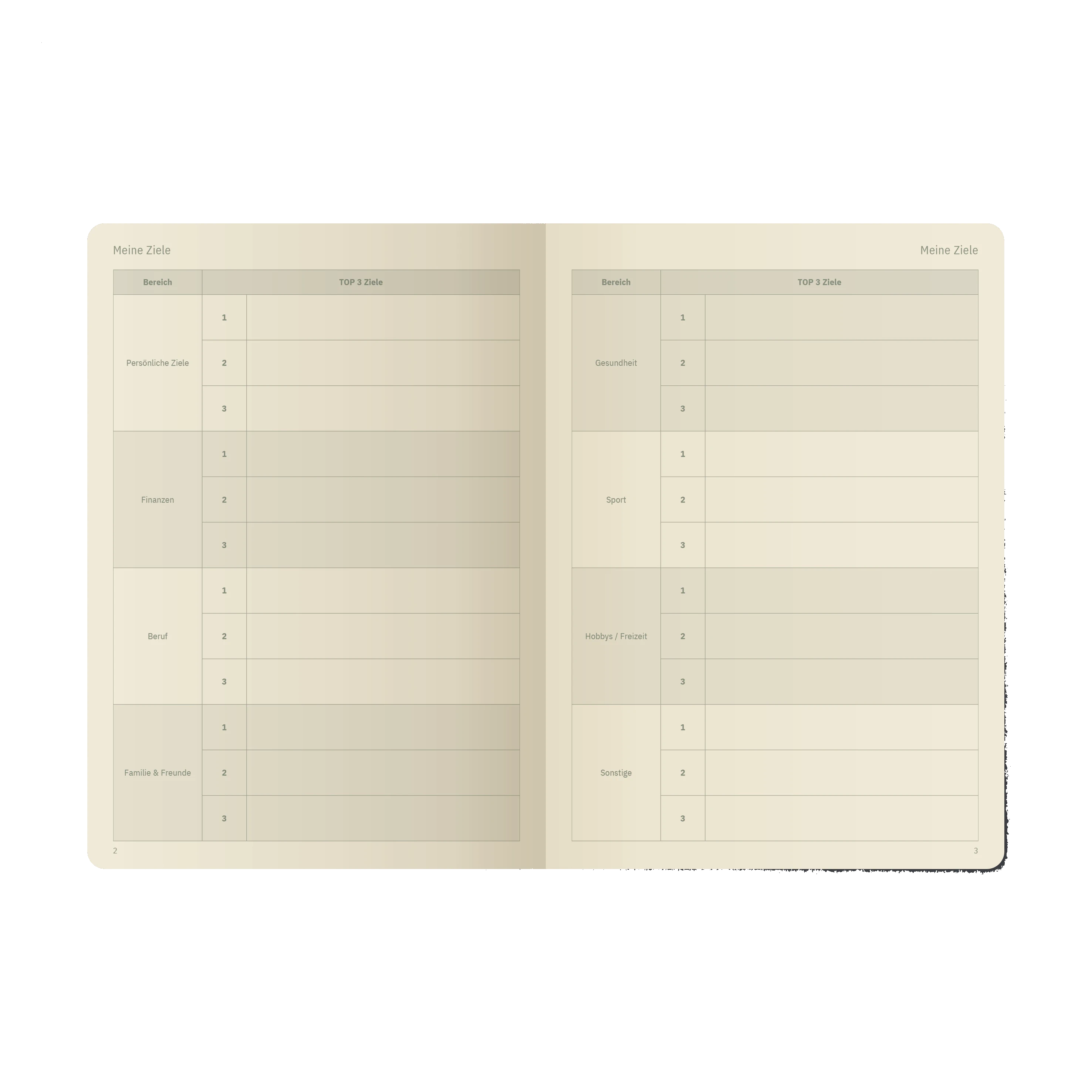 CONCEPTUM Buchkalender Wochenplan ca. DIN A5 1 Woche/2 Seiten 