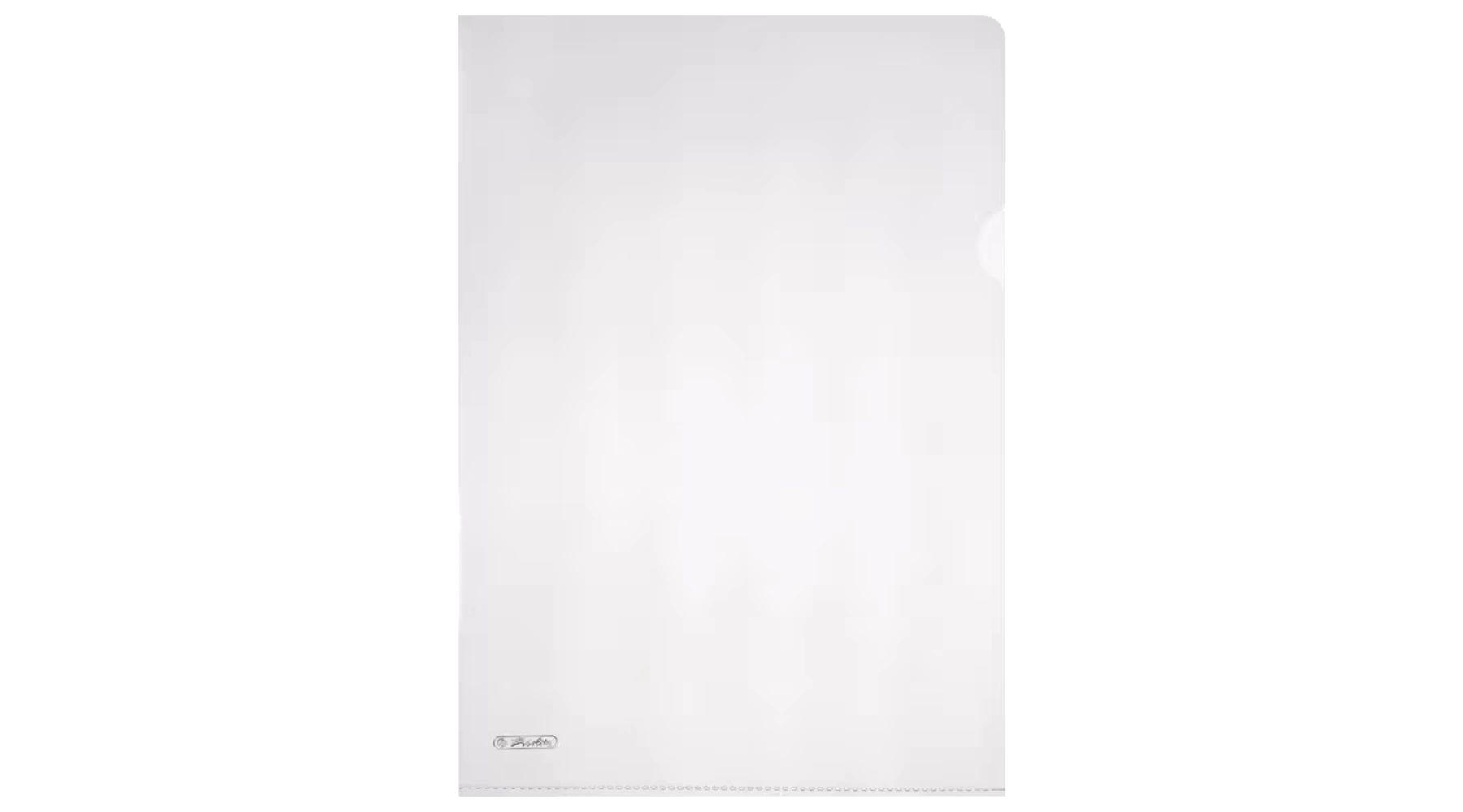HERLITZ Sichthüllen DIN A4 0,19 mm genarbt 10 Stück/Pack transparent