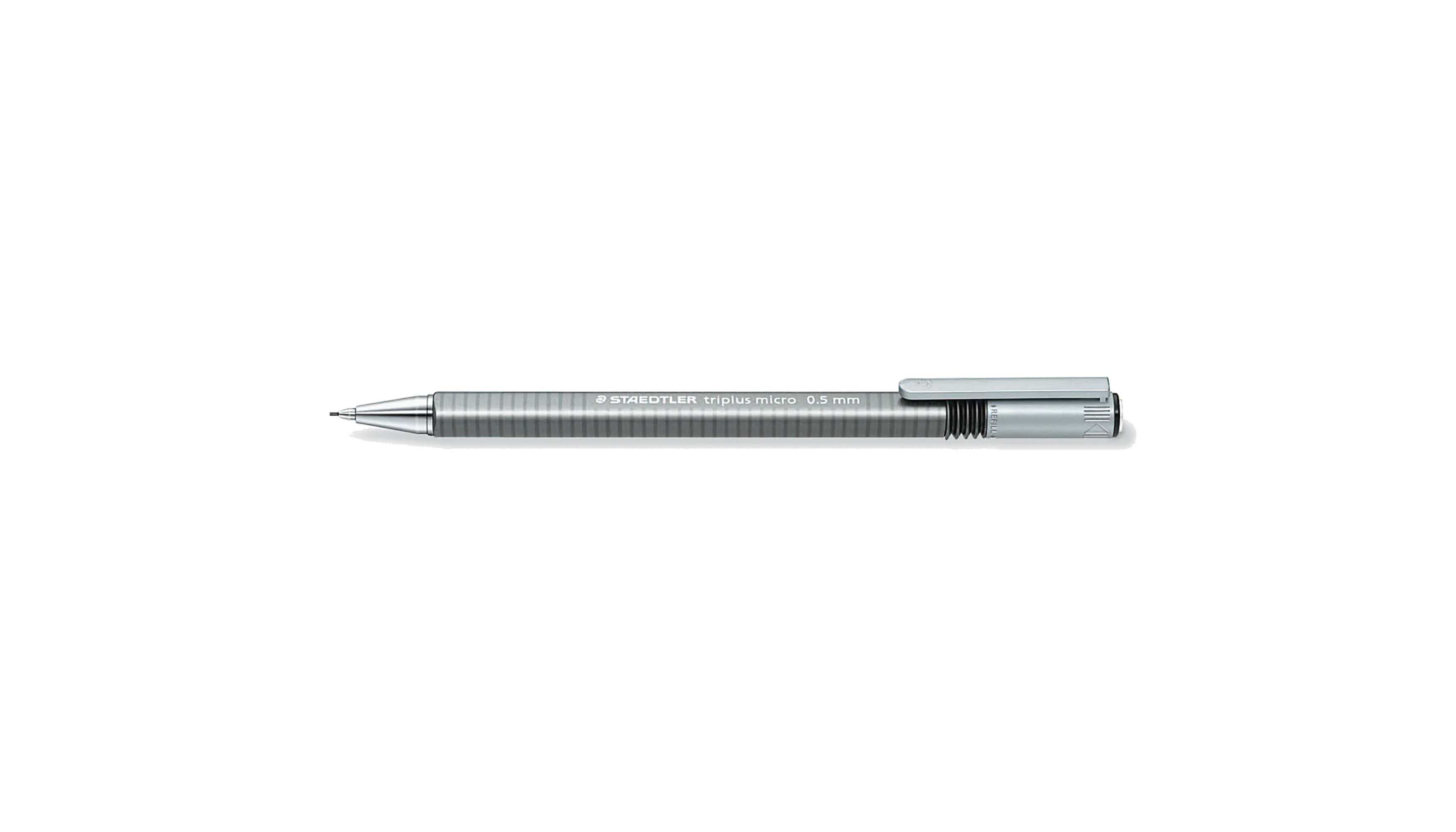 STAEDTLER® Druckbleistift triplus® micro 0,5mm B inkl. Radierer grau