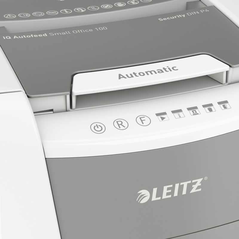 LEITZ Aktenvernichter IQ Autofeed SmallOffice 100 