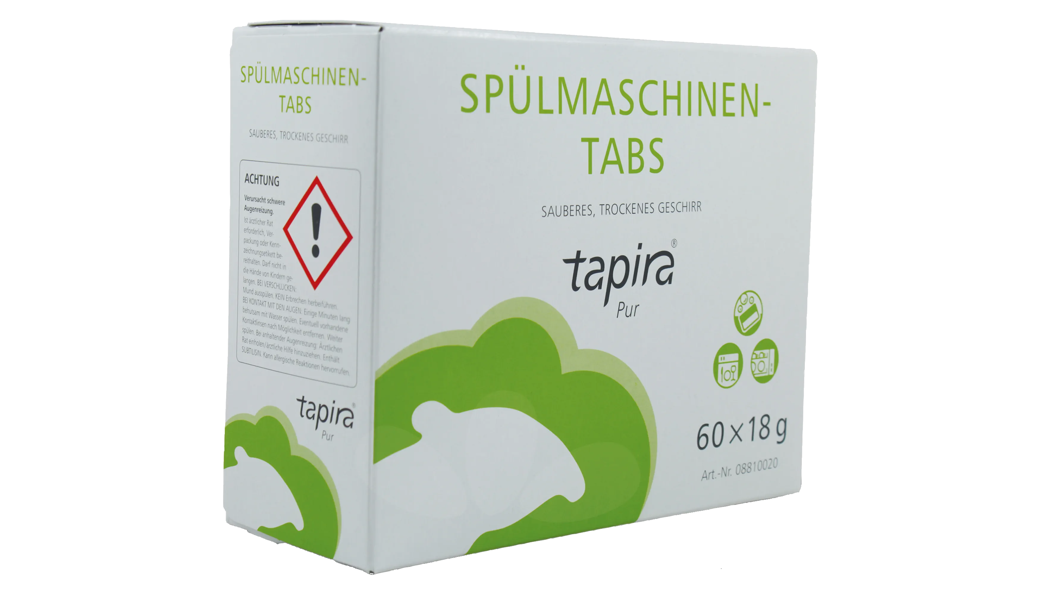 TAPIRA Spülmaschinentabs 60 Stück/Pack