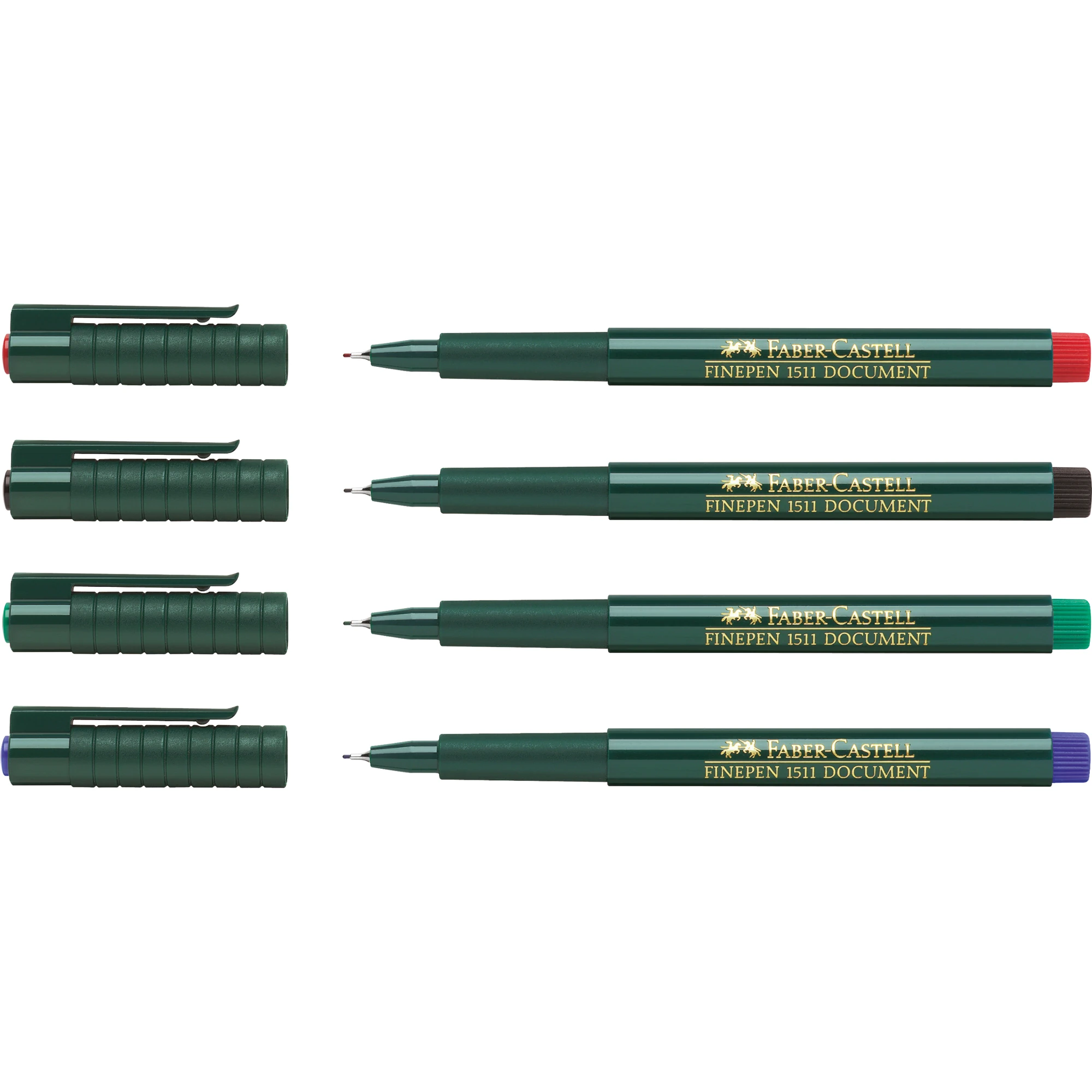 FABER-CASTELL Fineliner FINEPEN 1511 rot 0,4 mm