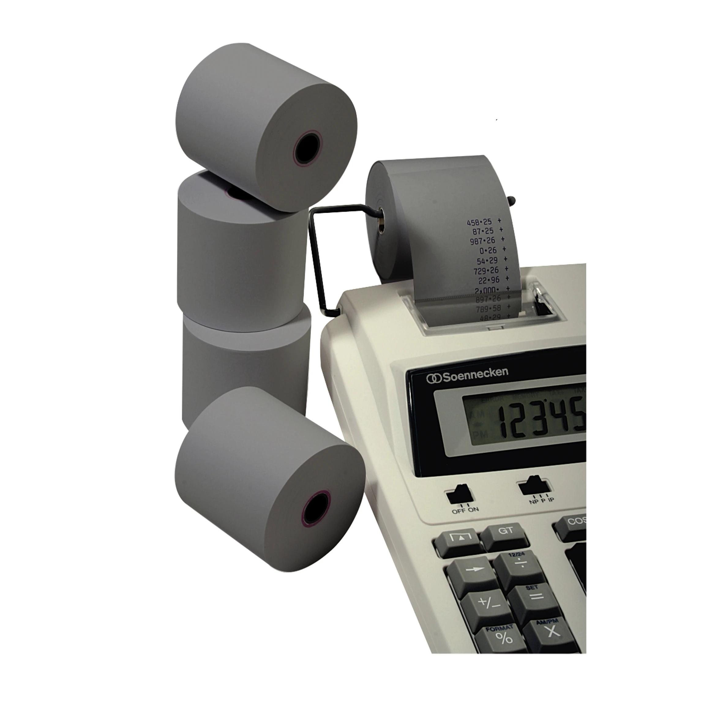 SOENNECKEN Additionsrolle 76 mm x 40 m weiß 5 Rollen/Pack SOENNECKEN Additionsrolle 76 mm x 40 m weiß 5 Rollen/Pack