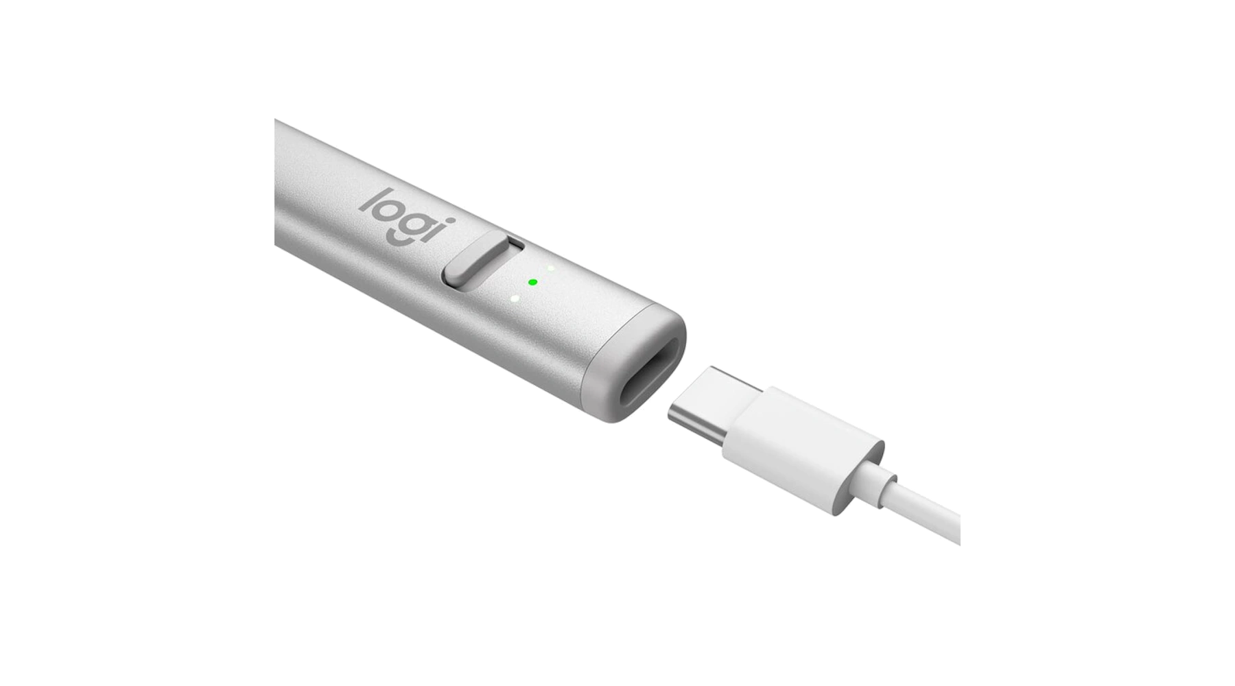 LOGITECH Digitaler Stift Crayon für iPad (USB-C) silber