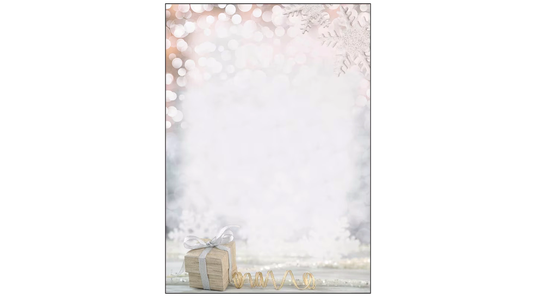 SIGEL Weihnachtsbriefpapier Christmas Surprise DIN A4 90 g/m² 100 Blatt/Pack