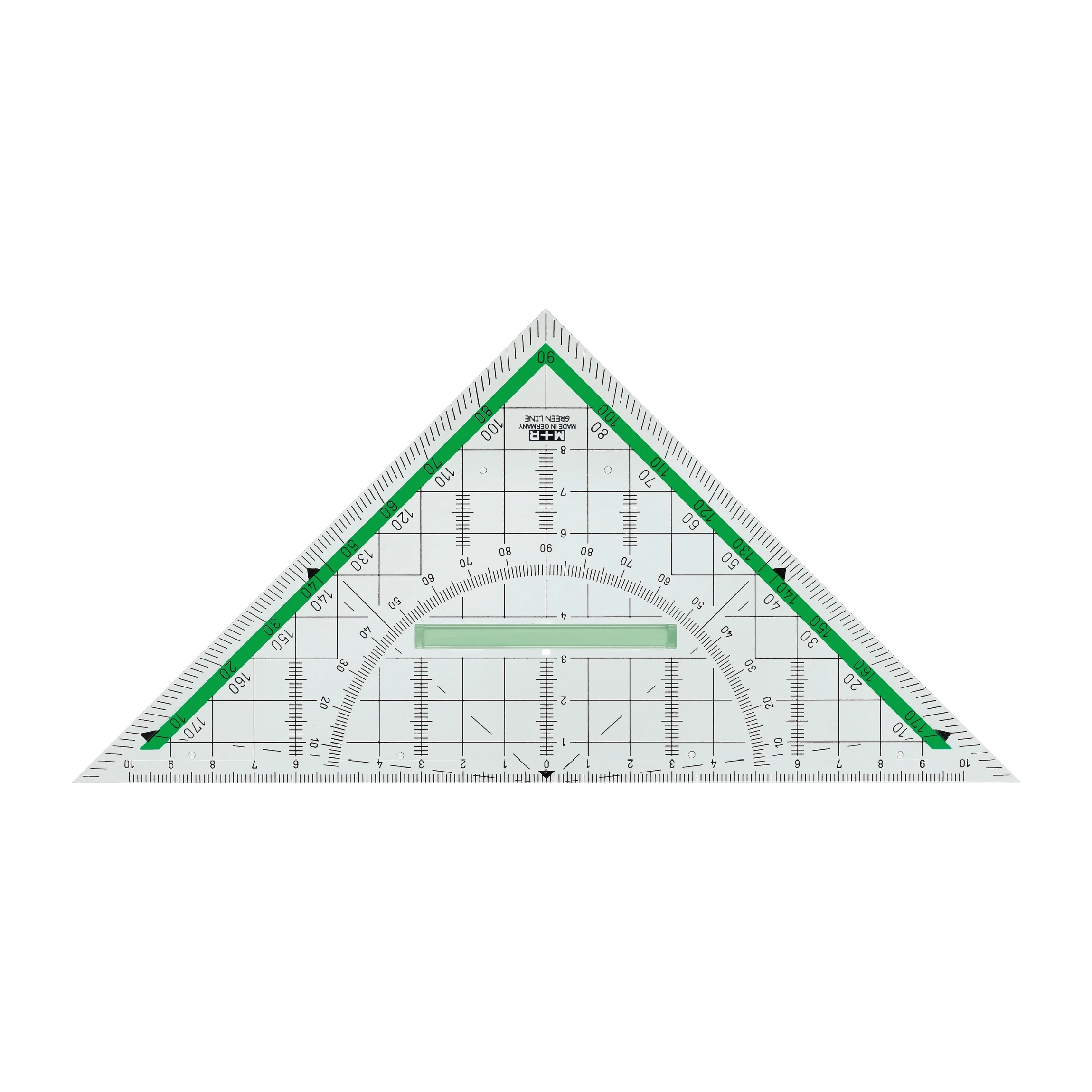 DELETE M+R Geometriedreieck GreenLine 23 cm