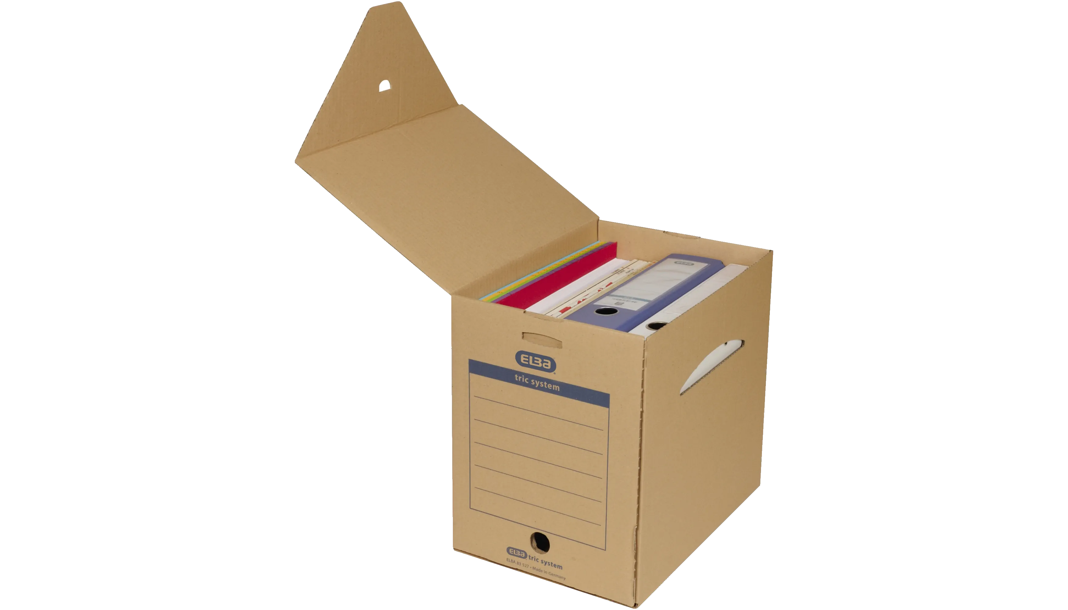 ELBA Archivbox Maxi tric system  23,6 x 30,8 x 33,3 cm naturbraun
