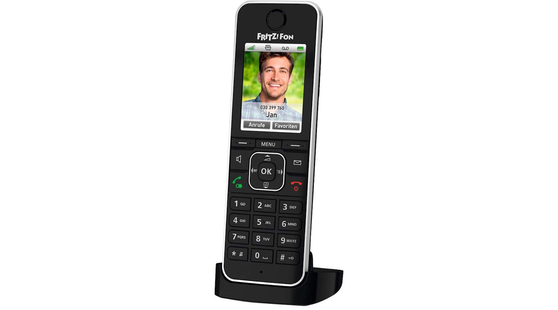 FRITZ! Funktelefon FRITZ!Fon C6 schwarz