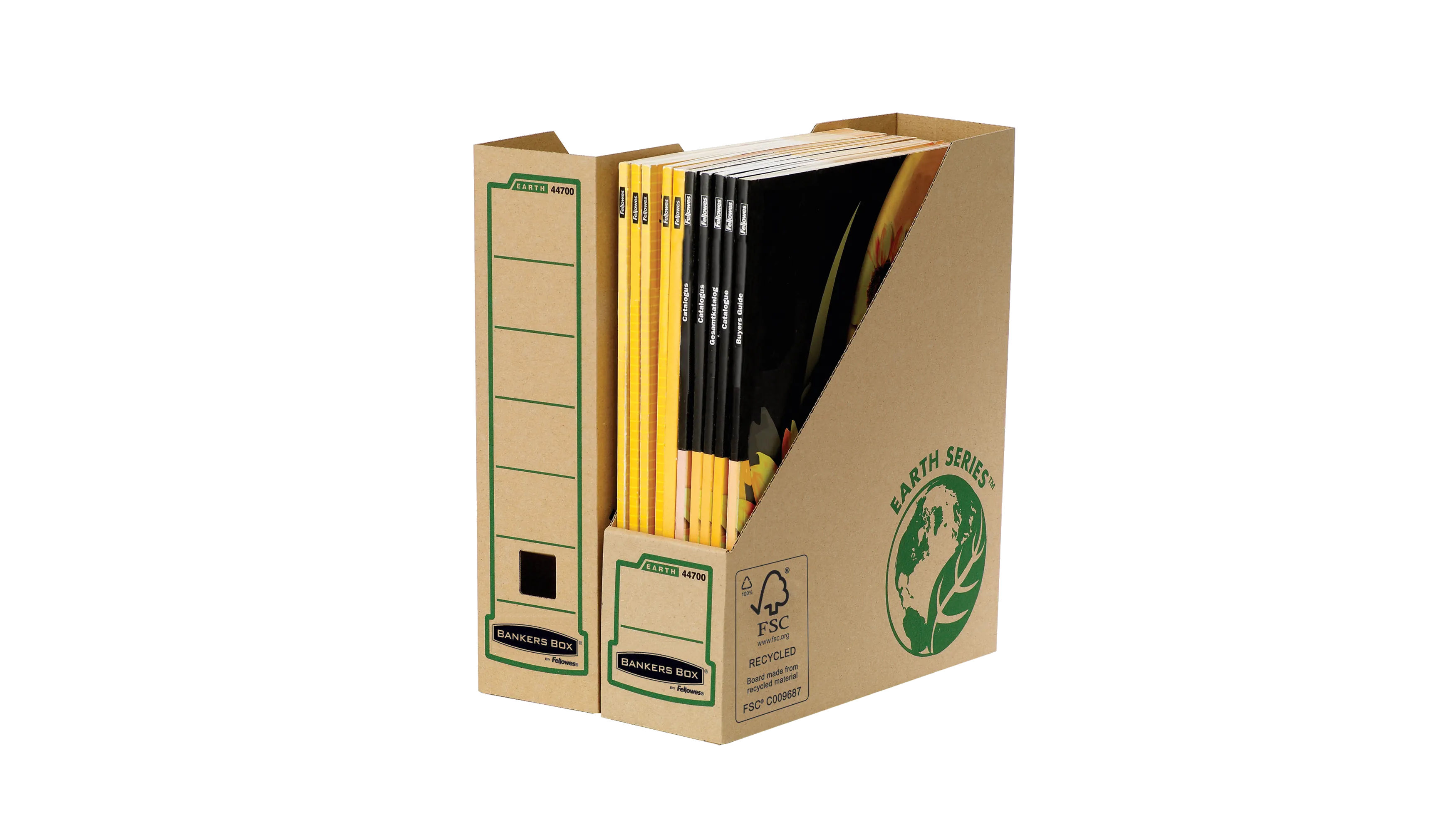BANKERS BOX ® Stehsammler Earth Series  DIN A4  8,2 x 30,4 x 26,8 cm braun