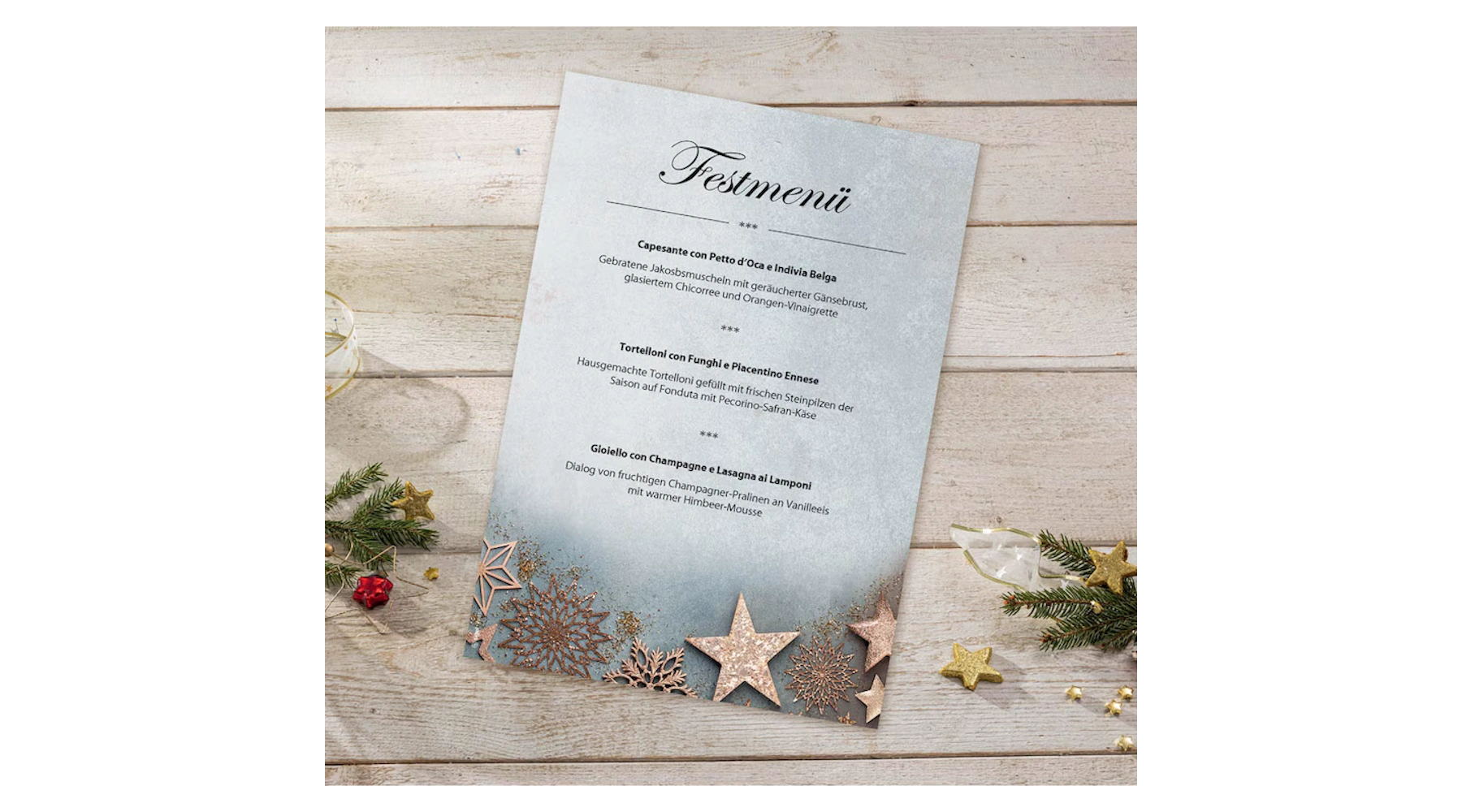 SIGEL Weihnachtsbriefpapier Glamorous Christmas DIN A4 90 g/m² 100 Blatt/Pack
