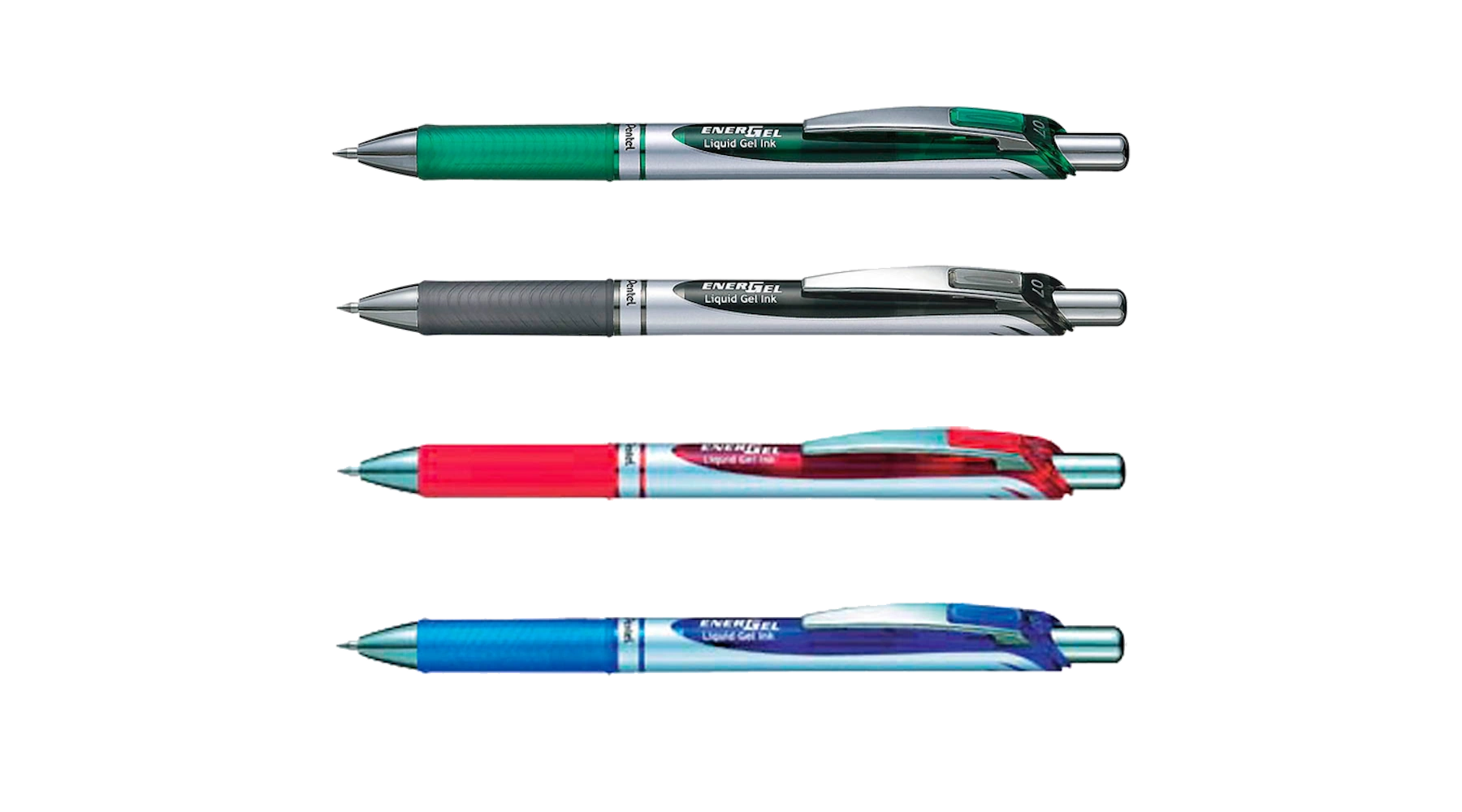 PENTEL Gelschreiber EnerGel BL77 0,35 mm  4 Stück/Pack farbig sortiert