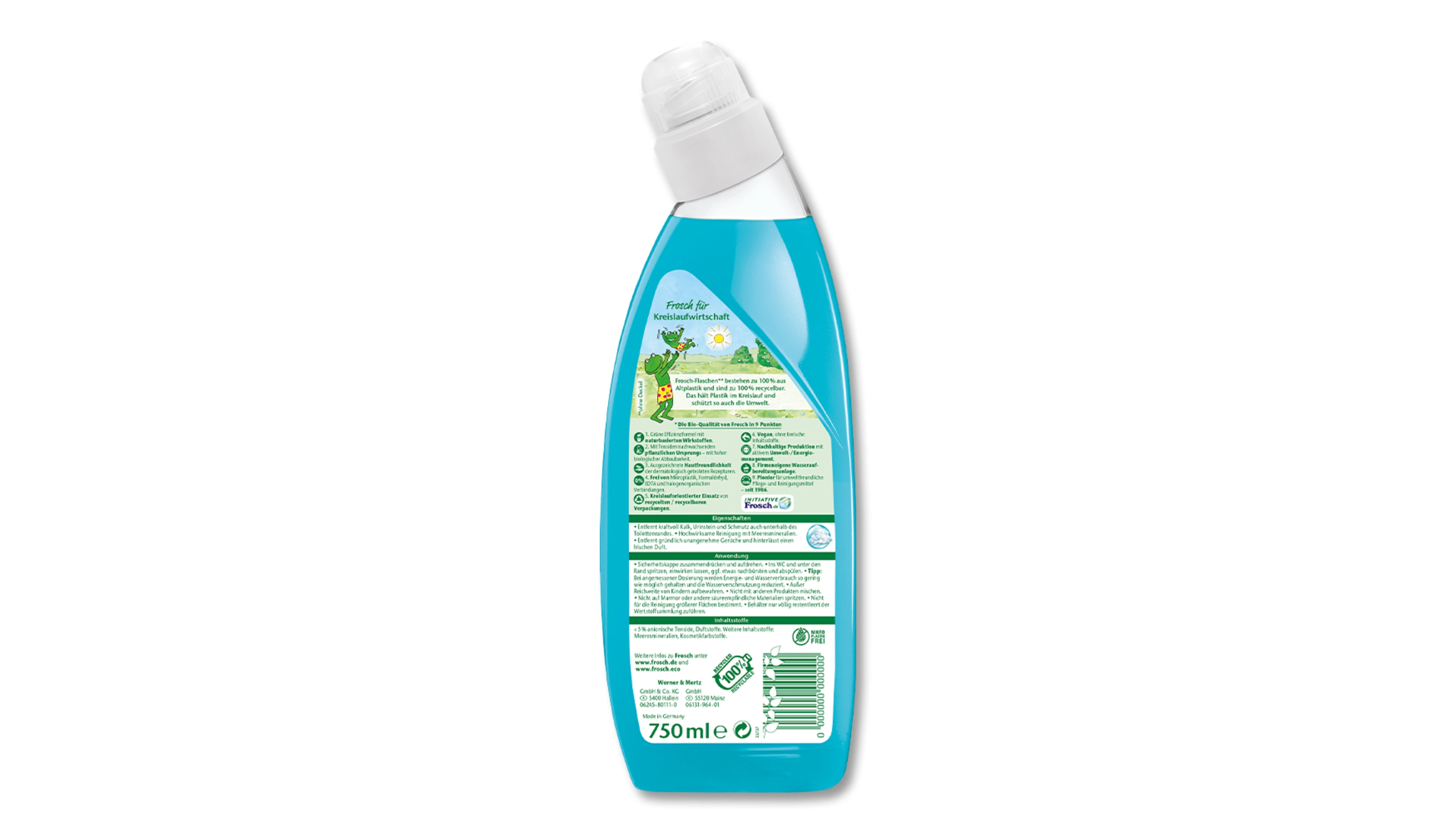 FROSCH WC-Reiniger Meeresmineralien 750 ml