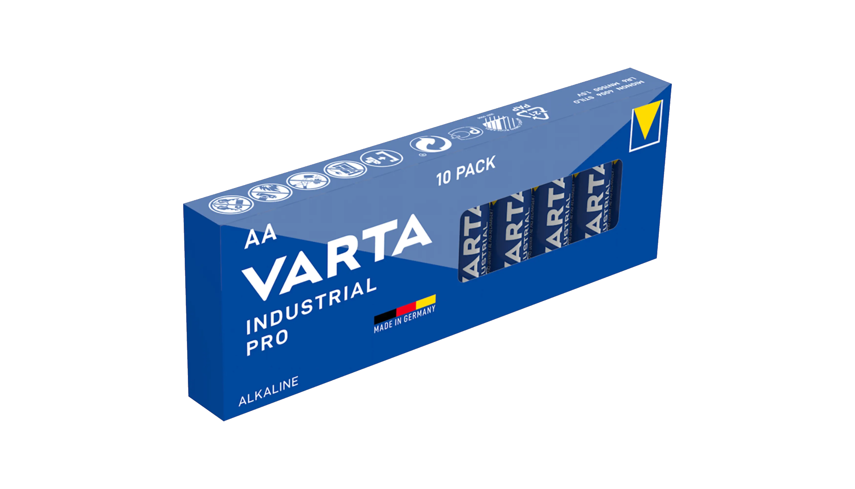 VARTA Batterie INDUSTRIAL PRO AA/Mignon LR6 Alkaline 1,5V 10 Stück/Pack