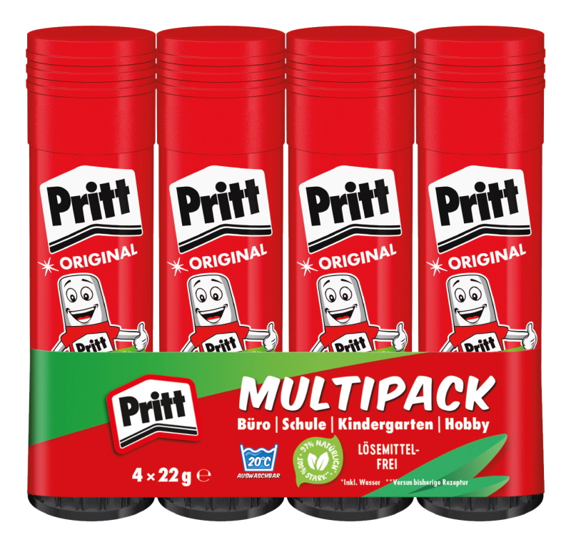 PRITT Klebestift Original Multipack 22 g 4 Stück/Pack 