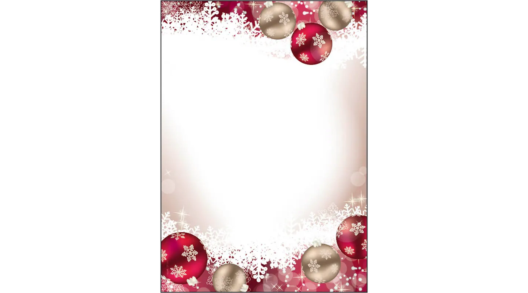 SIGEL Weihnachtsbriefpapier Frozen DIN A4 90 g/m²  100 Blatt/Pack