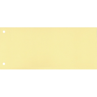 SOENNECKEN Trennstreifen oeco 190 g/m² Recyclingkarton 100 Stück/Pack gelb