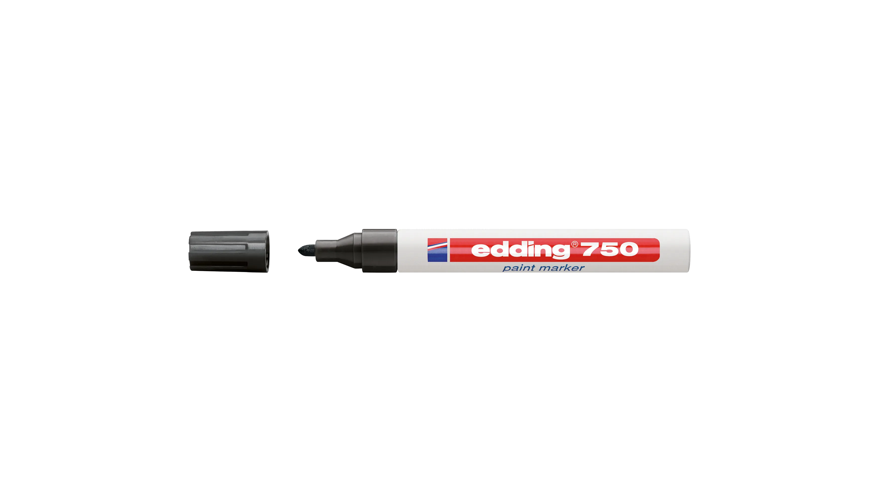 EDDING Lackmarker 750 permanent 2-4 mm Rundspitze schwarz