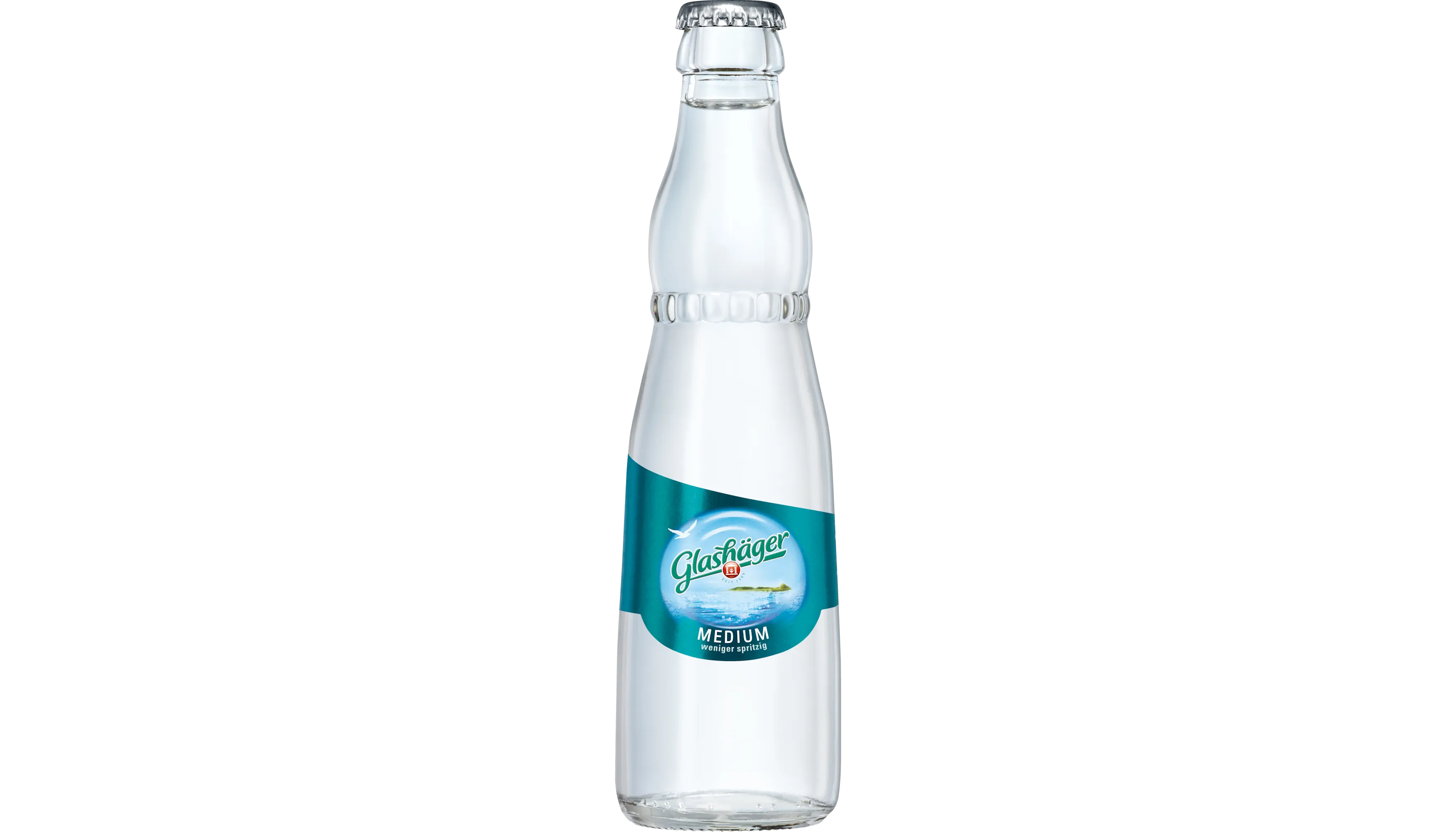 GLASHÄGER Mineralwasser Medium 0,25 l 20 Flaschen/Kasten
