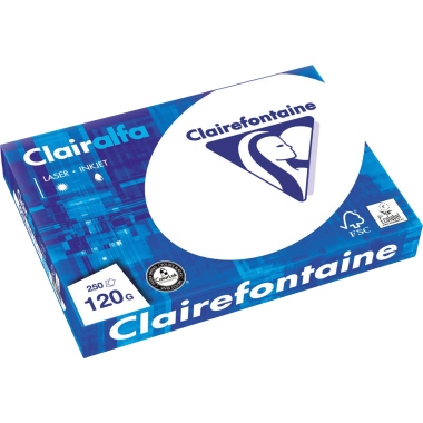 CLAIREFONTAINE Multifunktionspapier  Clairalfa DIN A4 250 Bl./Pack.