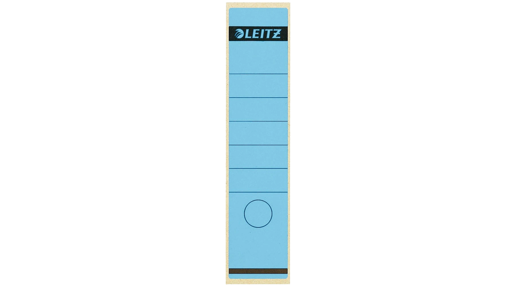 LEITZ Ordnerrückenetikett 61,5 x 285 mm 10 Stück=1 Pack breit/lang blau