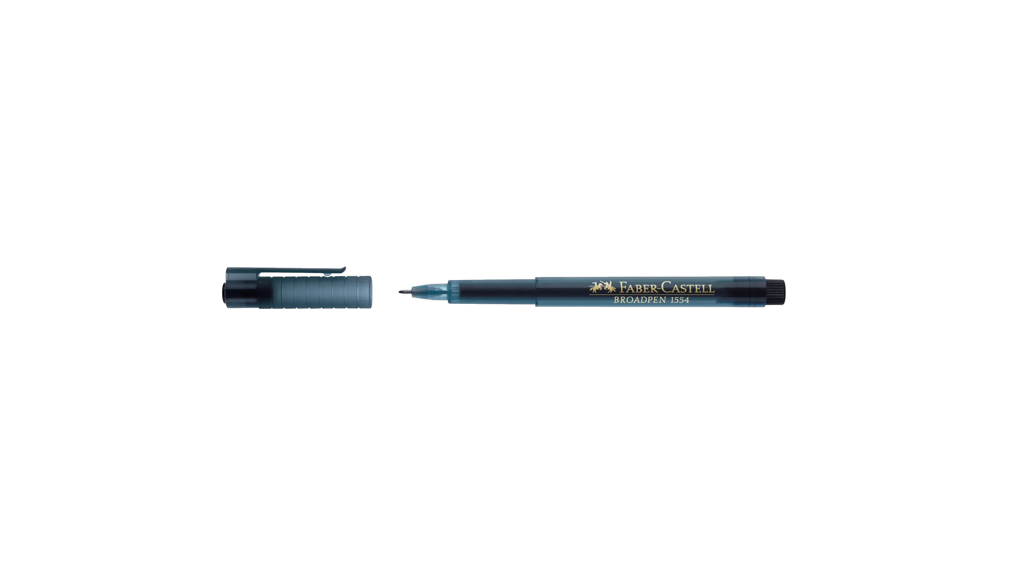 FABER-CASTELL Fineliner BROADPEN 1554  0,8 mm schwarz