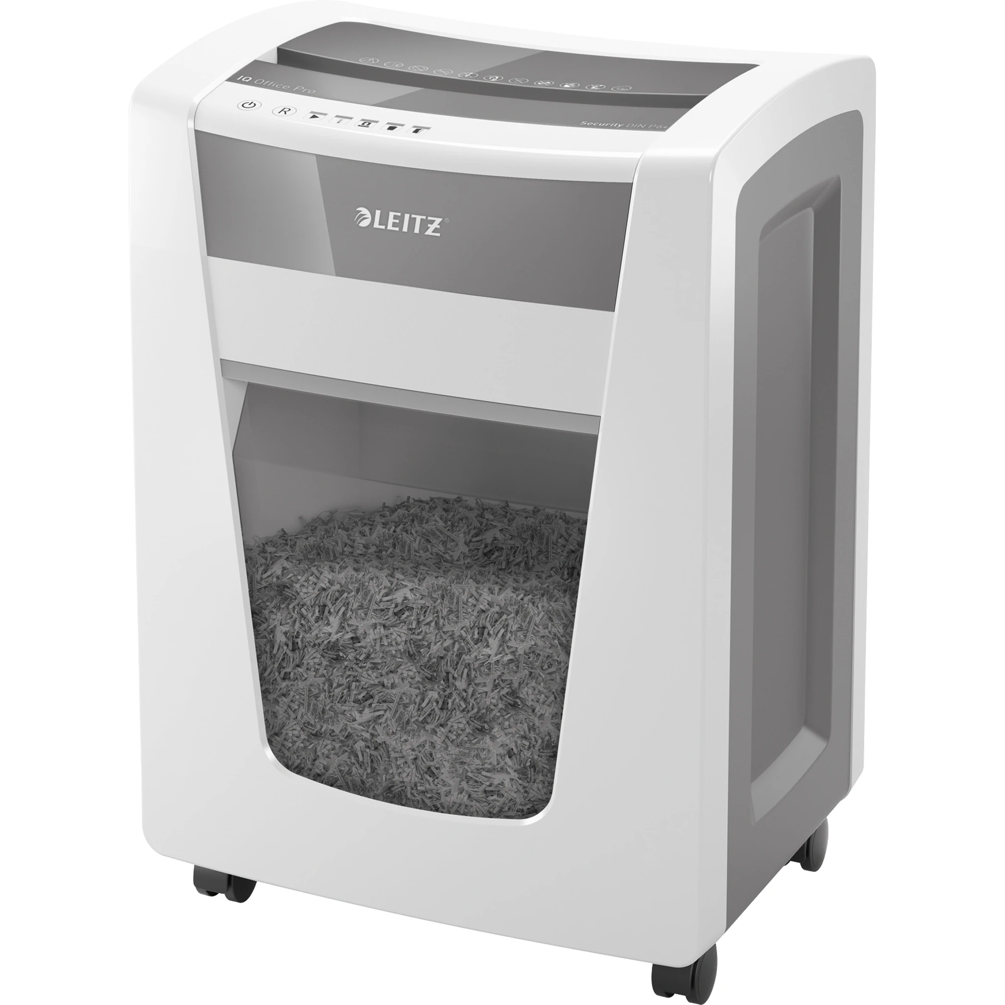 LEITZ Aktenvernichter IQ Office Pro Partikelschnitt P-6 grau