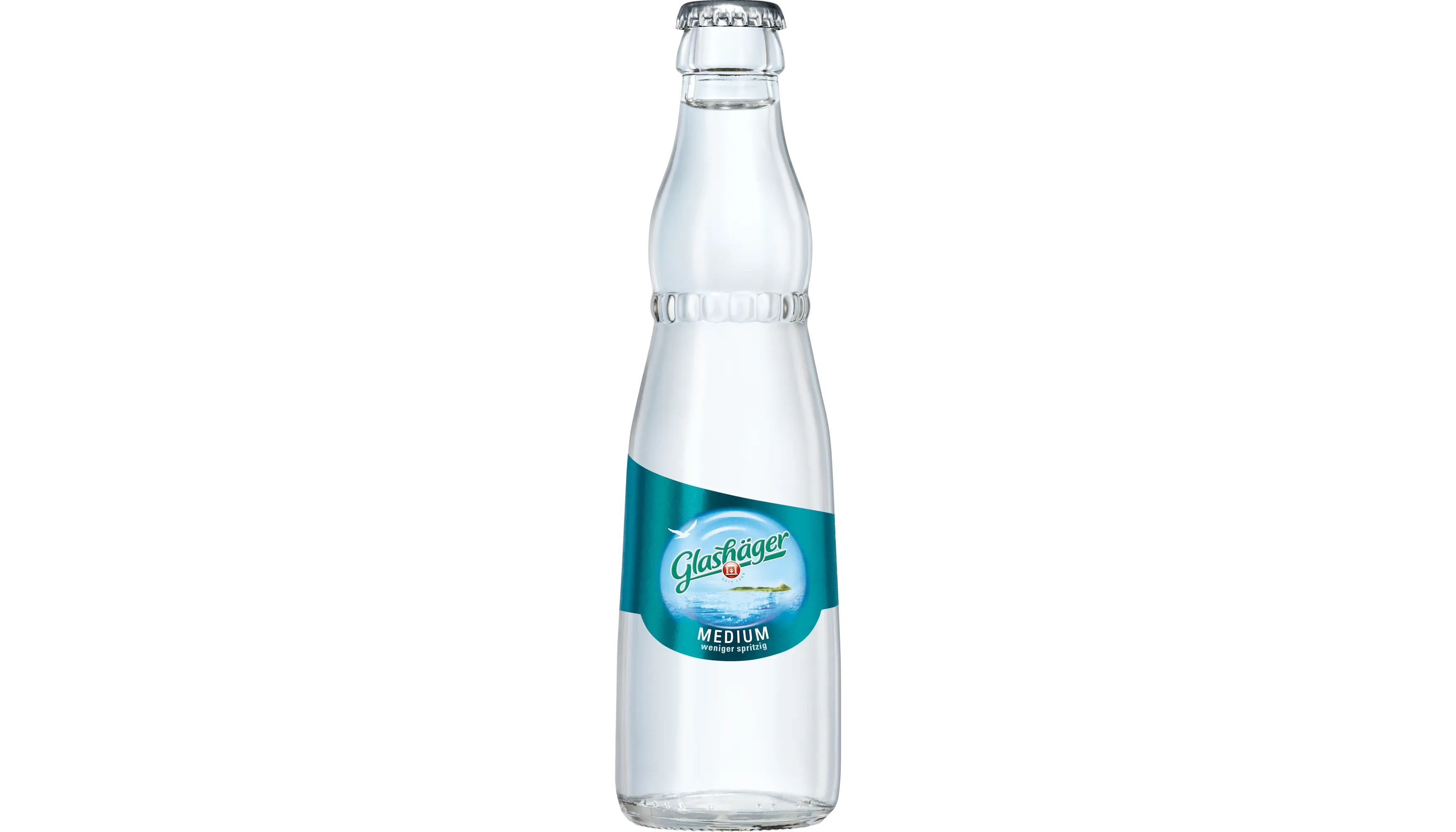 GLASHÄGER Mineralwasser Medium 0,25 l 20 Flaschen/Kasten