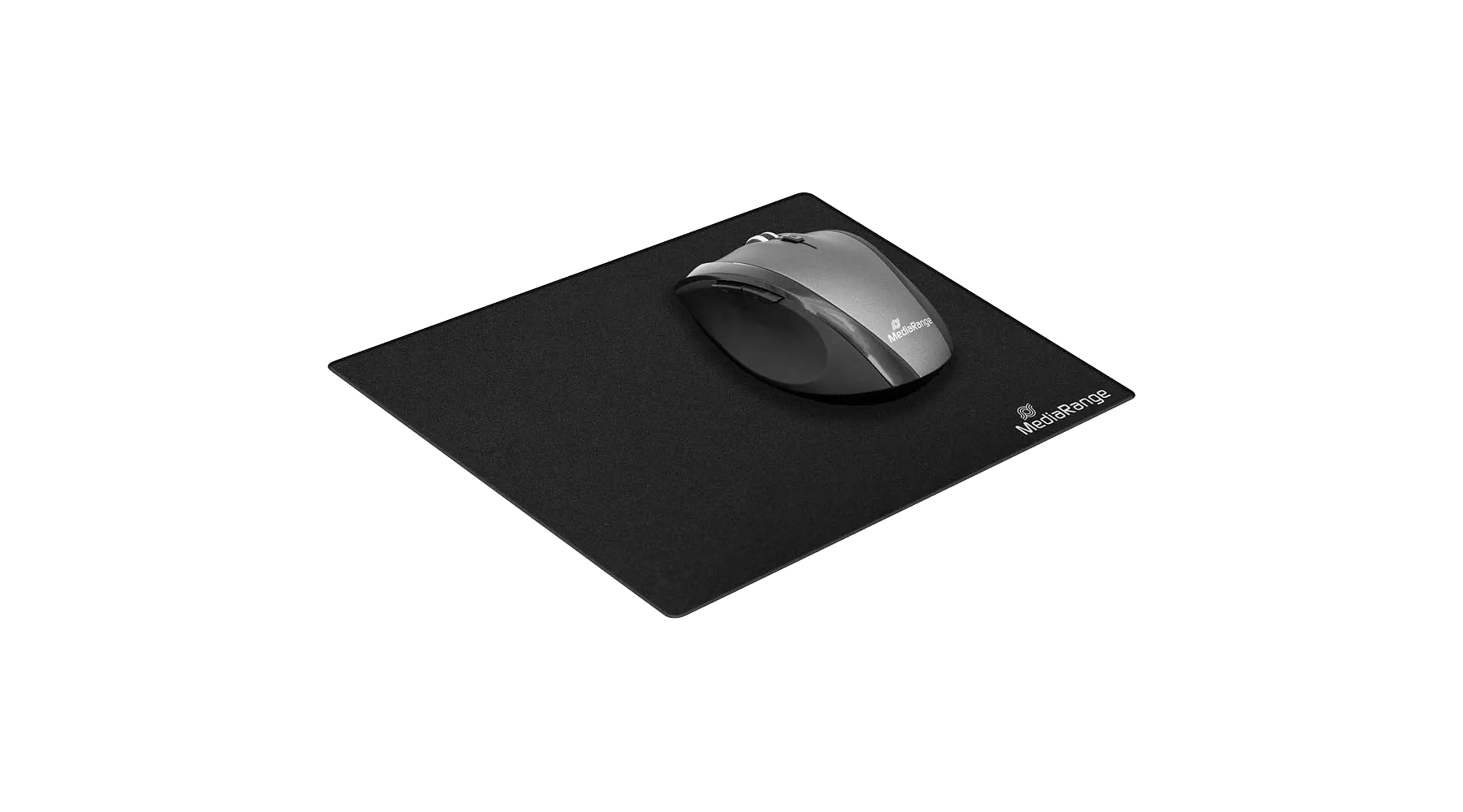 MEDIARANGE Mousepad schwarz