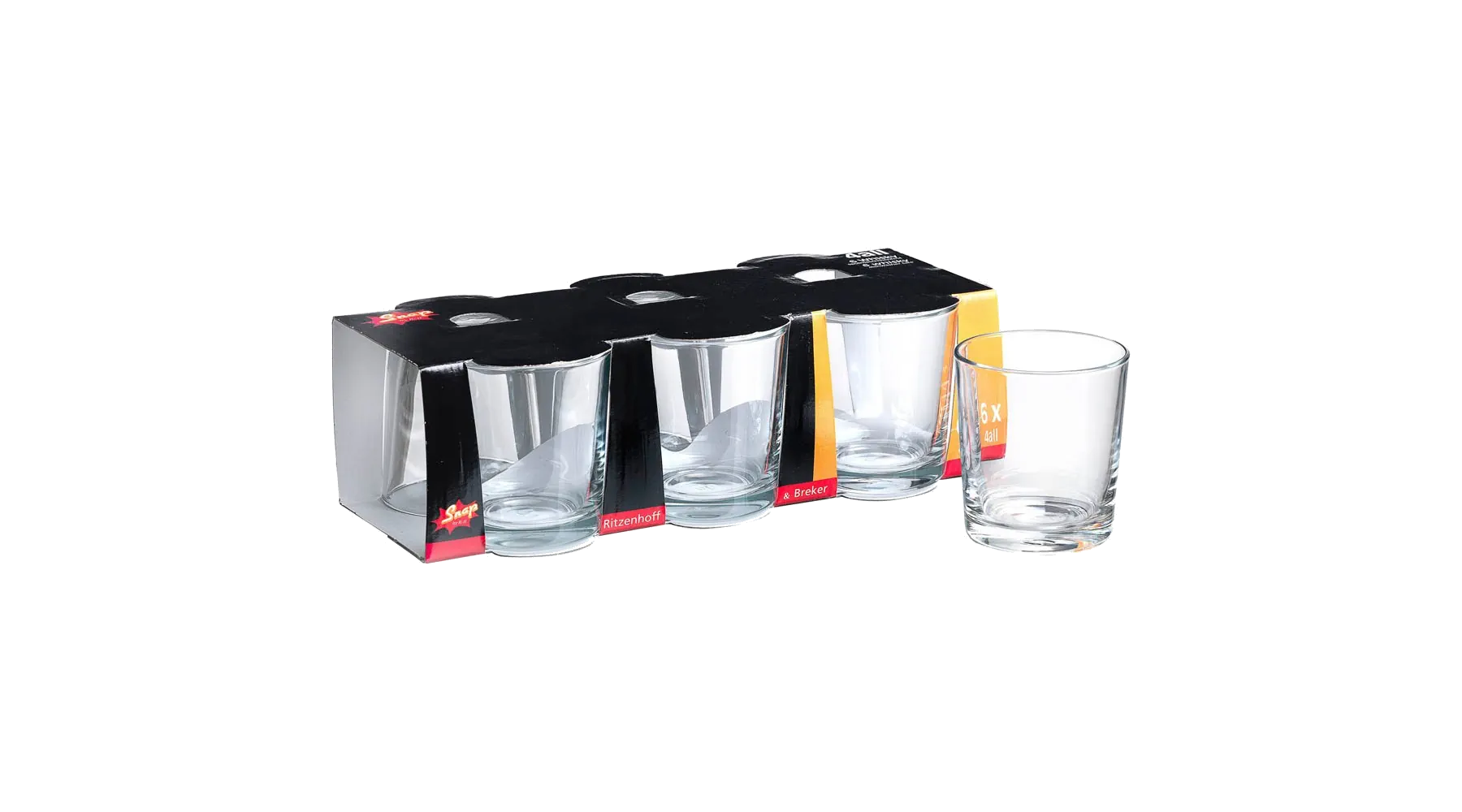 RITZENHOFF & BREKER Whiskygläser 4ALL 0,25 l  6 Stück/Pack