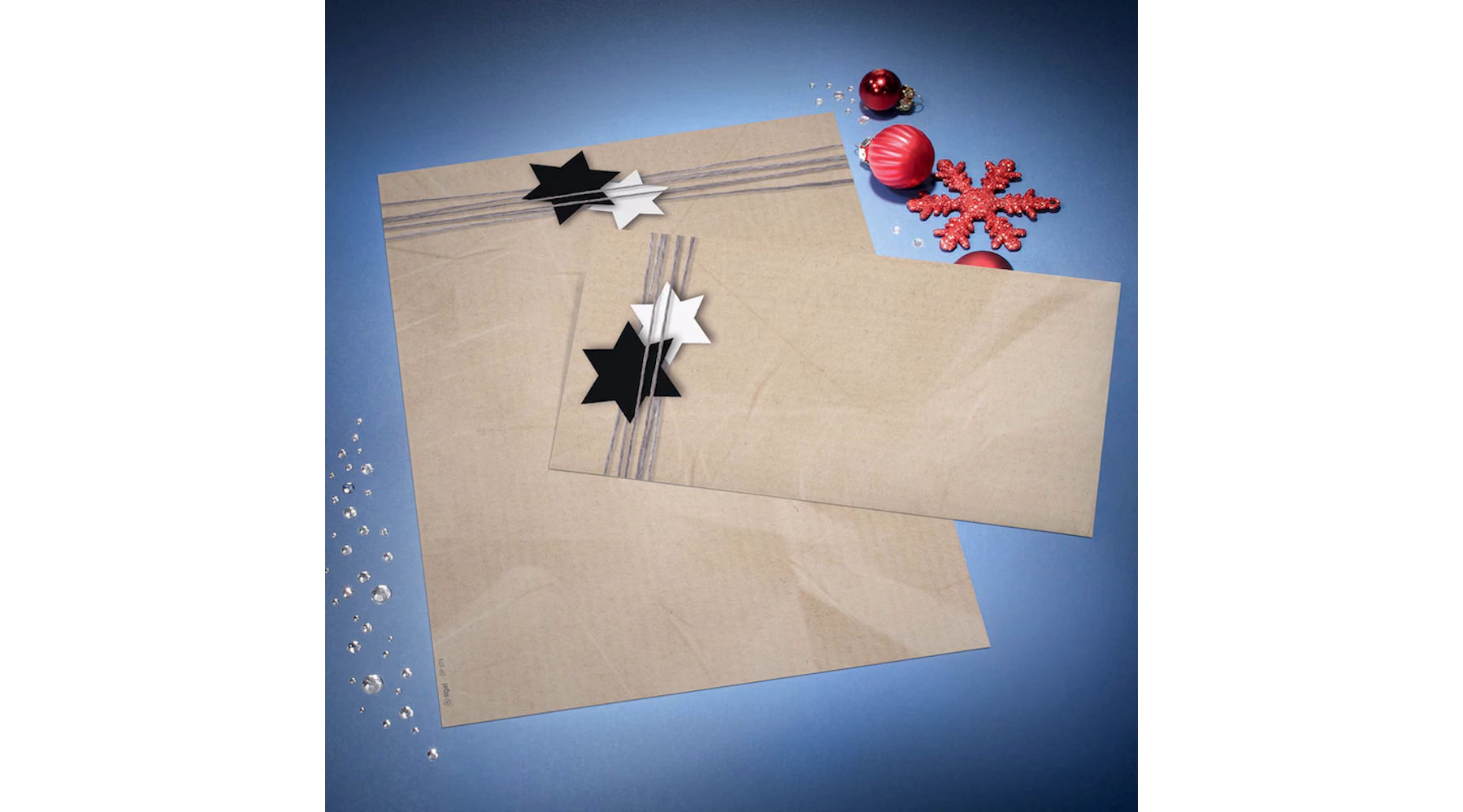 SIGEL Weihnachtsbriefpapier Christmas Wrapping DIN A4 90 g/m² 100 Blatt/Pack