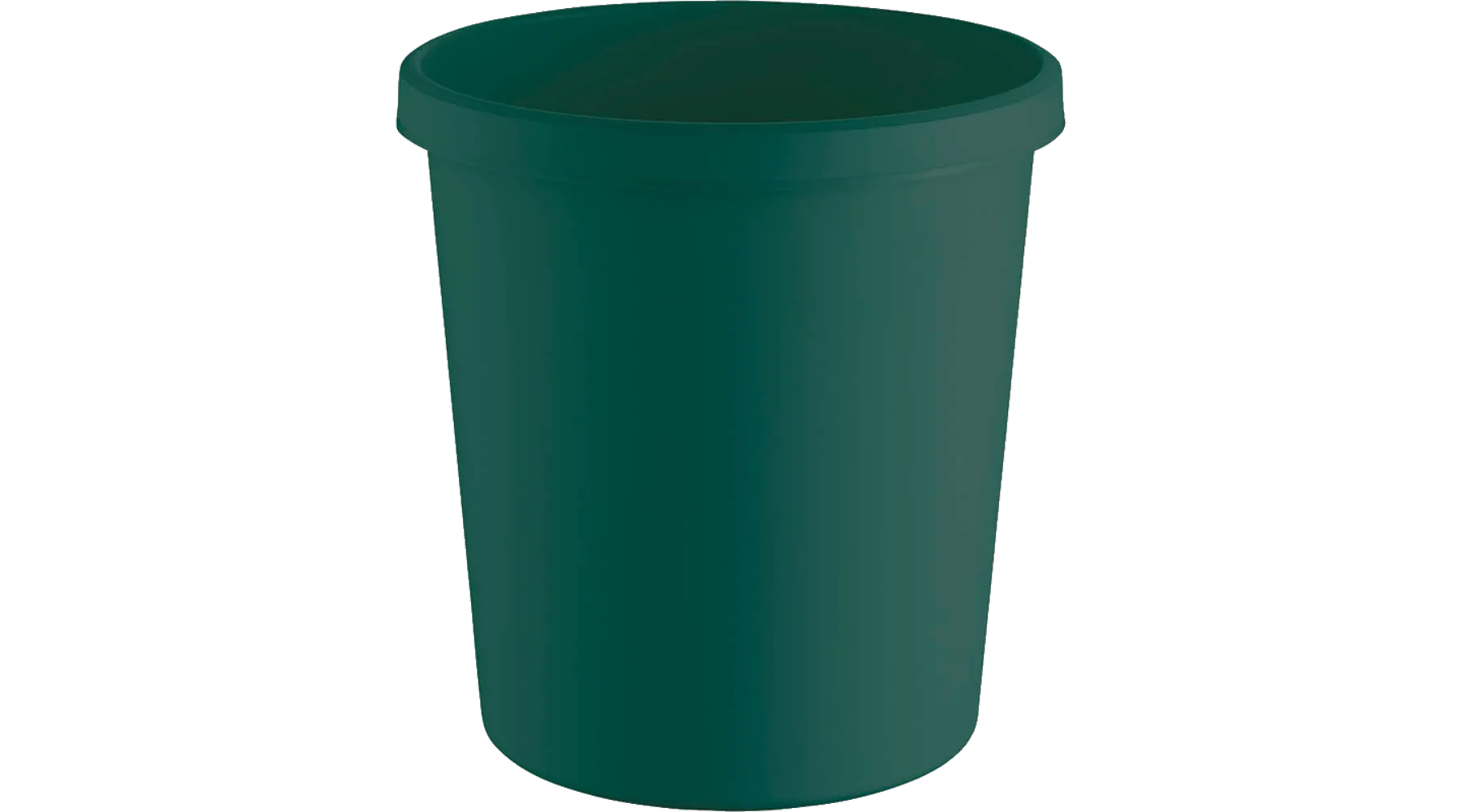 HELIT Papierkorb the green german 18 Liter rund grün