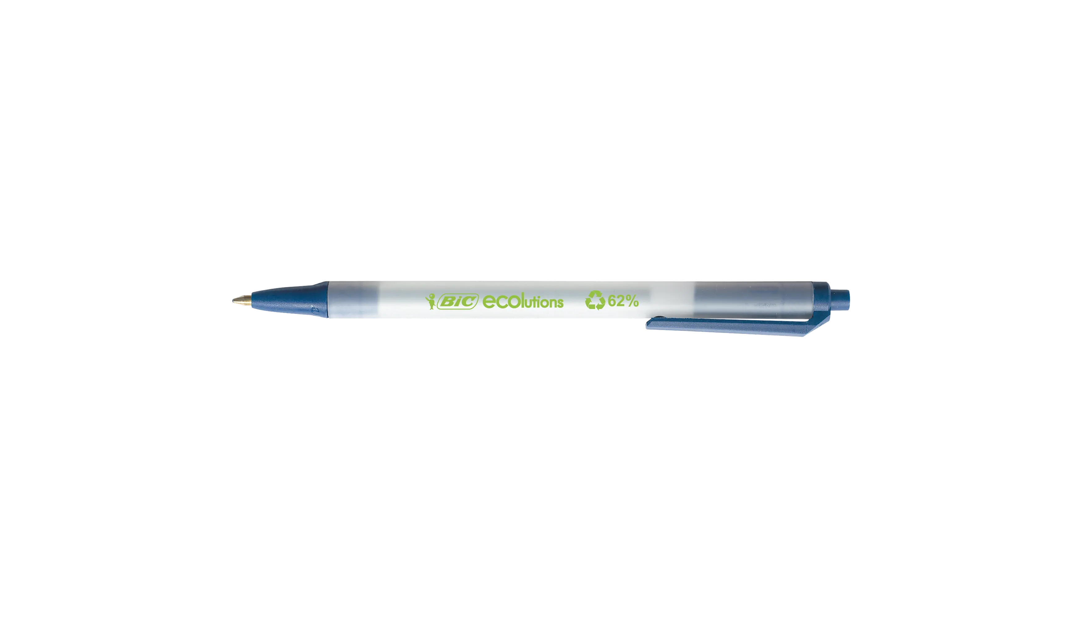 BIC® Kugelschreiber Clic Stic ecolutions®  0,4 mm blau