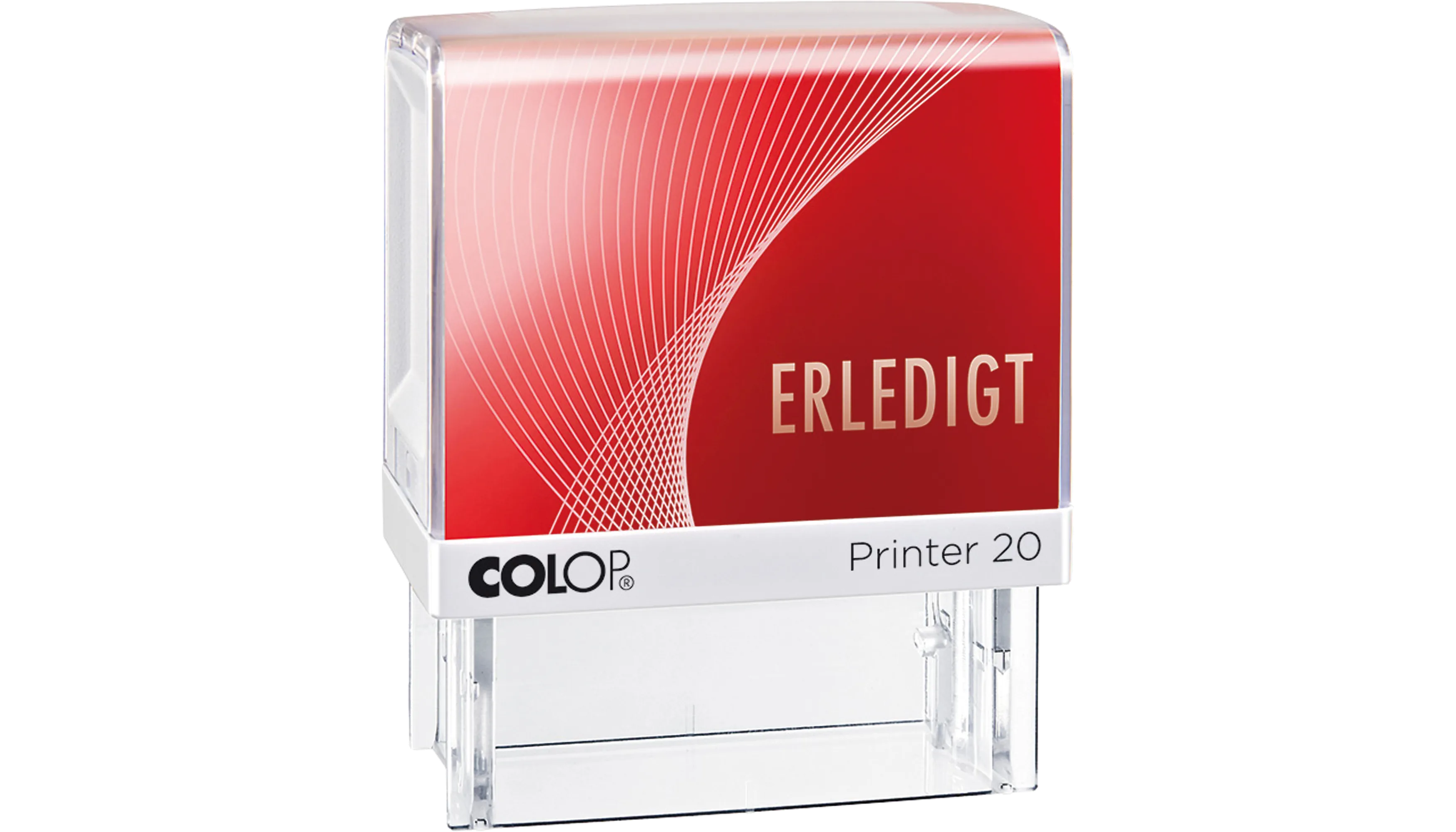 COLOP® Textstempel Printer 20 ERLEDIGT rot 