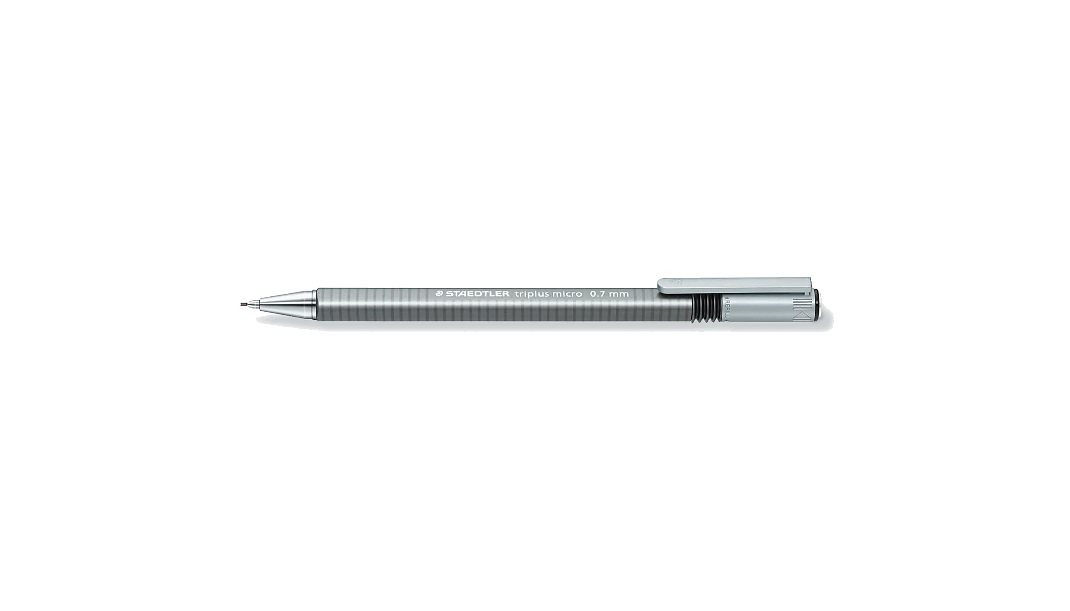 STAEDTLER® Druckbleistift triplus® micro 0,7mm B inkl. Radierer grau