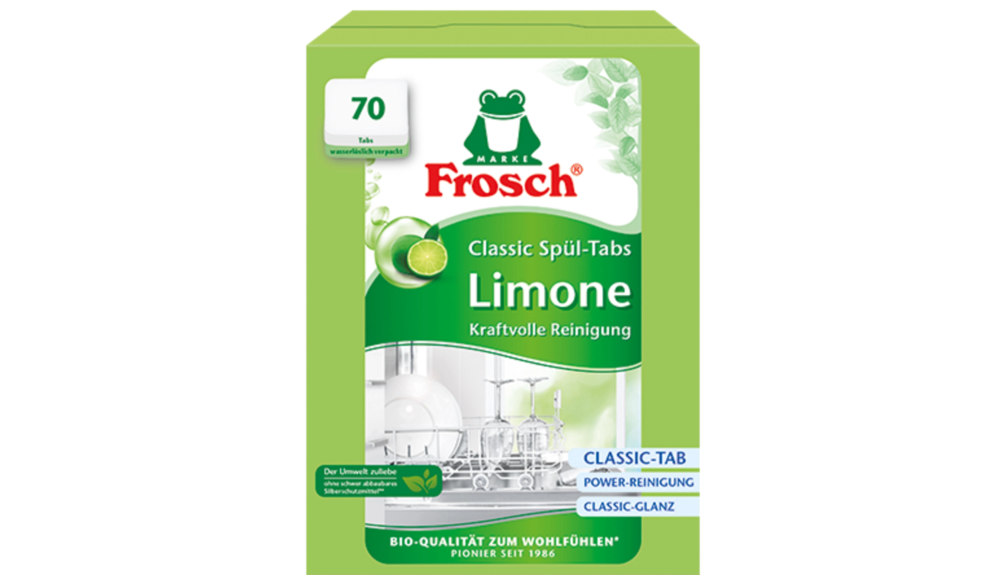 FROSCH  Spülmaschinentabs Classic Limone 70 Stück/Pack