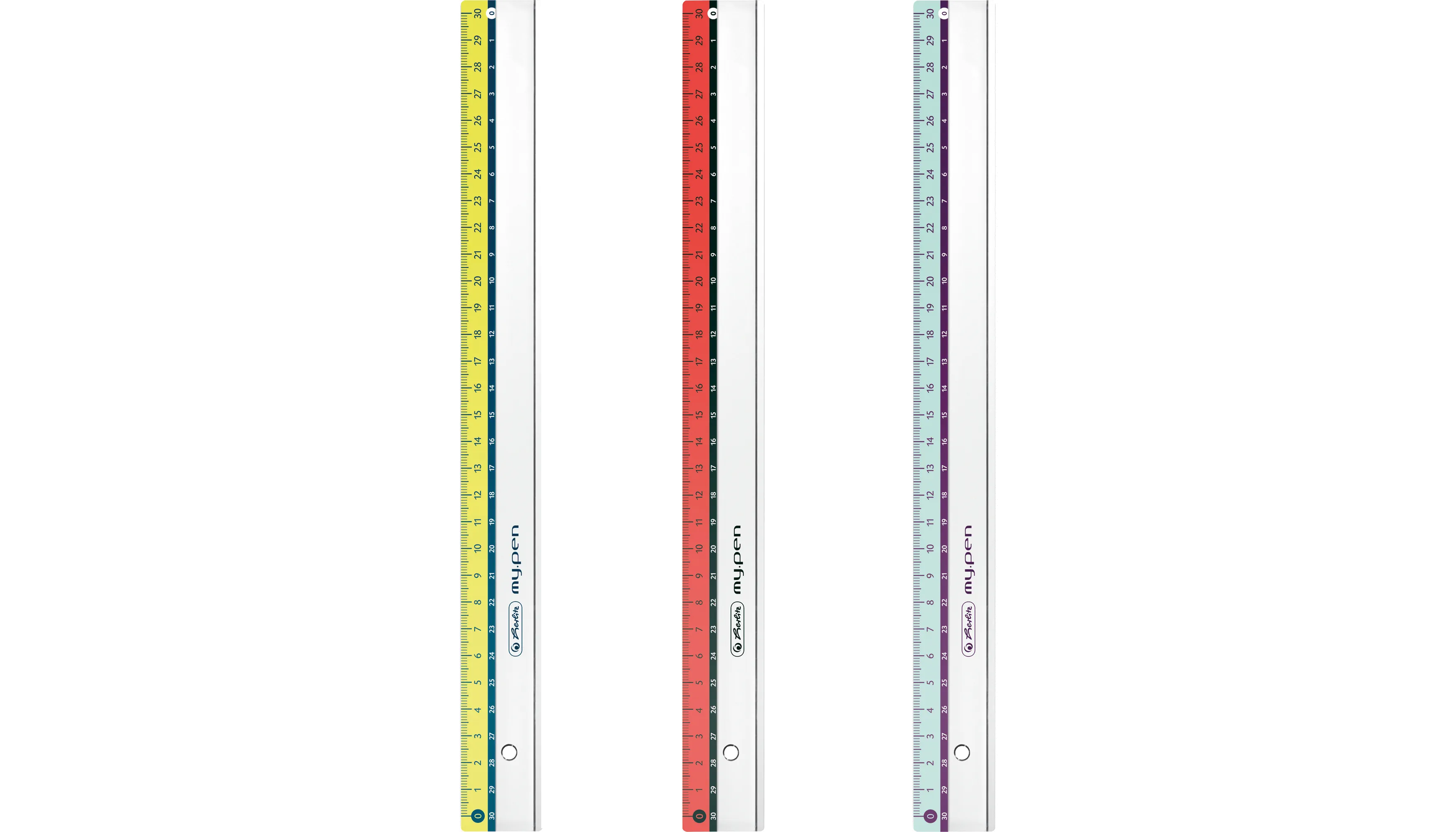 HERLITZ Lineal my.pen 30 cm sortiert Kunststoff HERLITZ Lineal my.pen 30 cm sortiert Kunststoff
