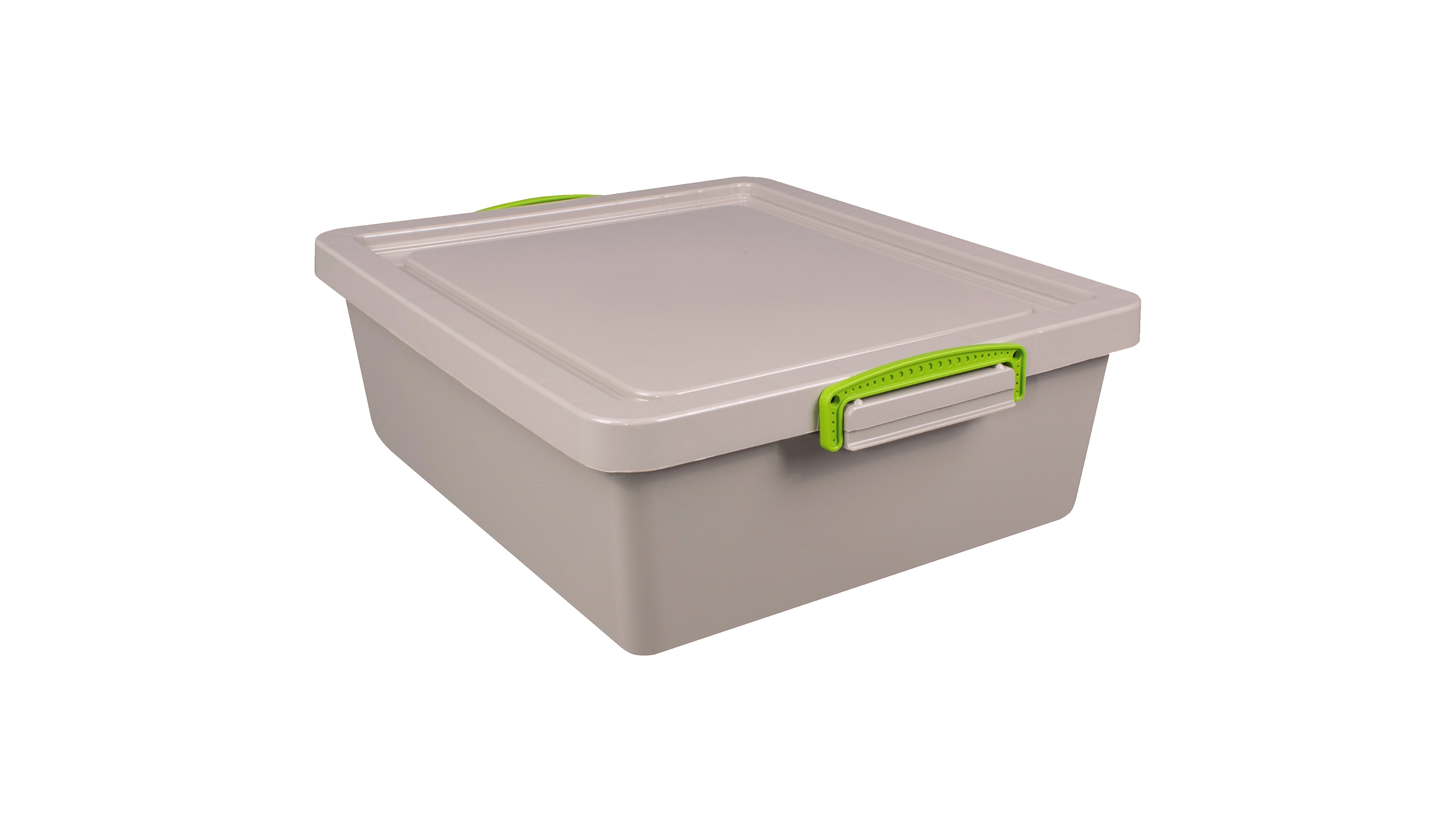 REALLY USEFUL BOX Aufbewahrungsbox Recycling 10,5 l 38,3 x 11,3 x 46 cm (B x H x T) taubengrau
