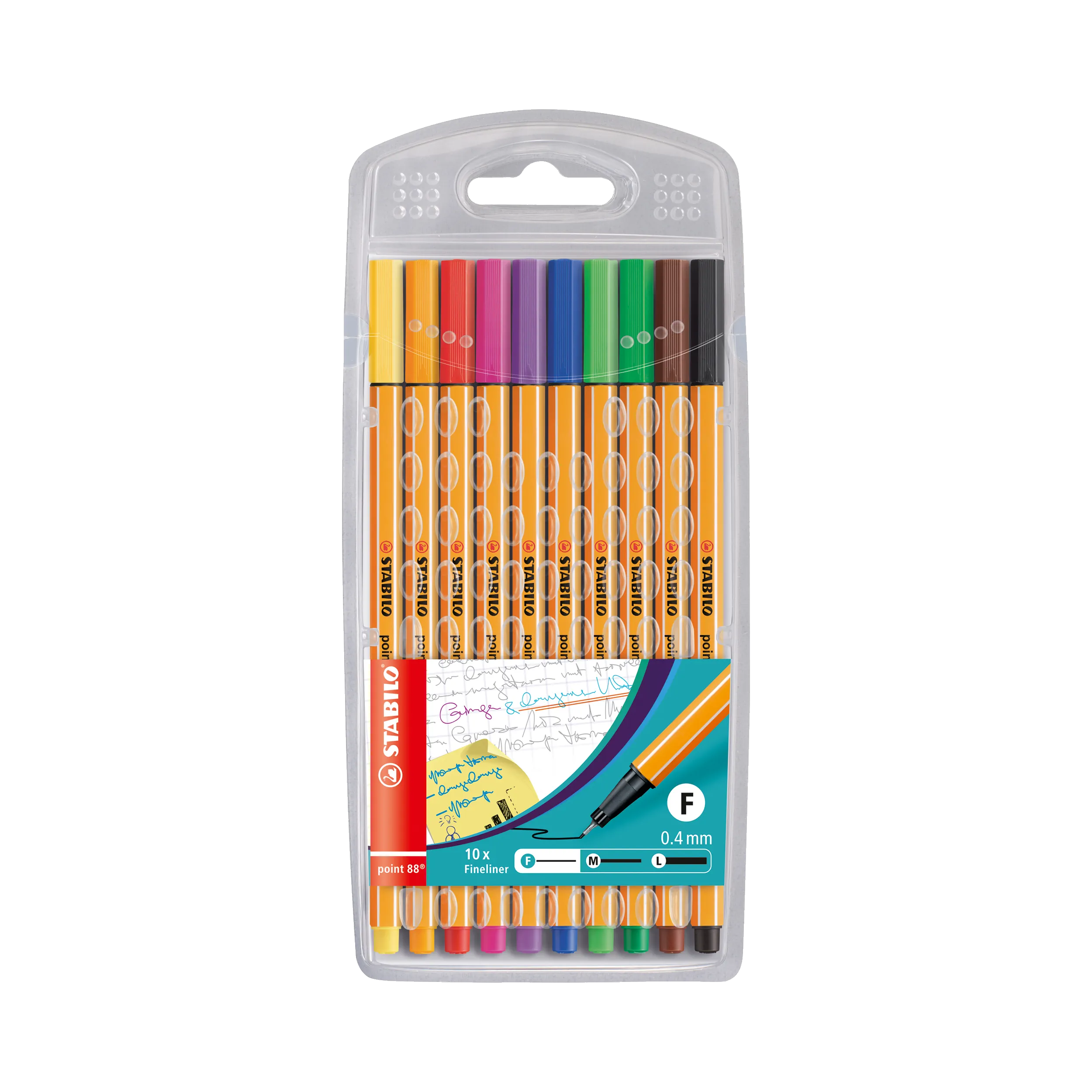 STABILO® Fineliner point 88® 0,4mm 10 St./Pack. sortiert STABILO® Fineliner point 88® 0,4mm 10 St./Pack. sortiert