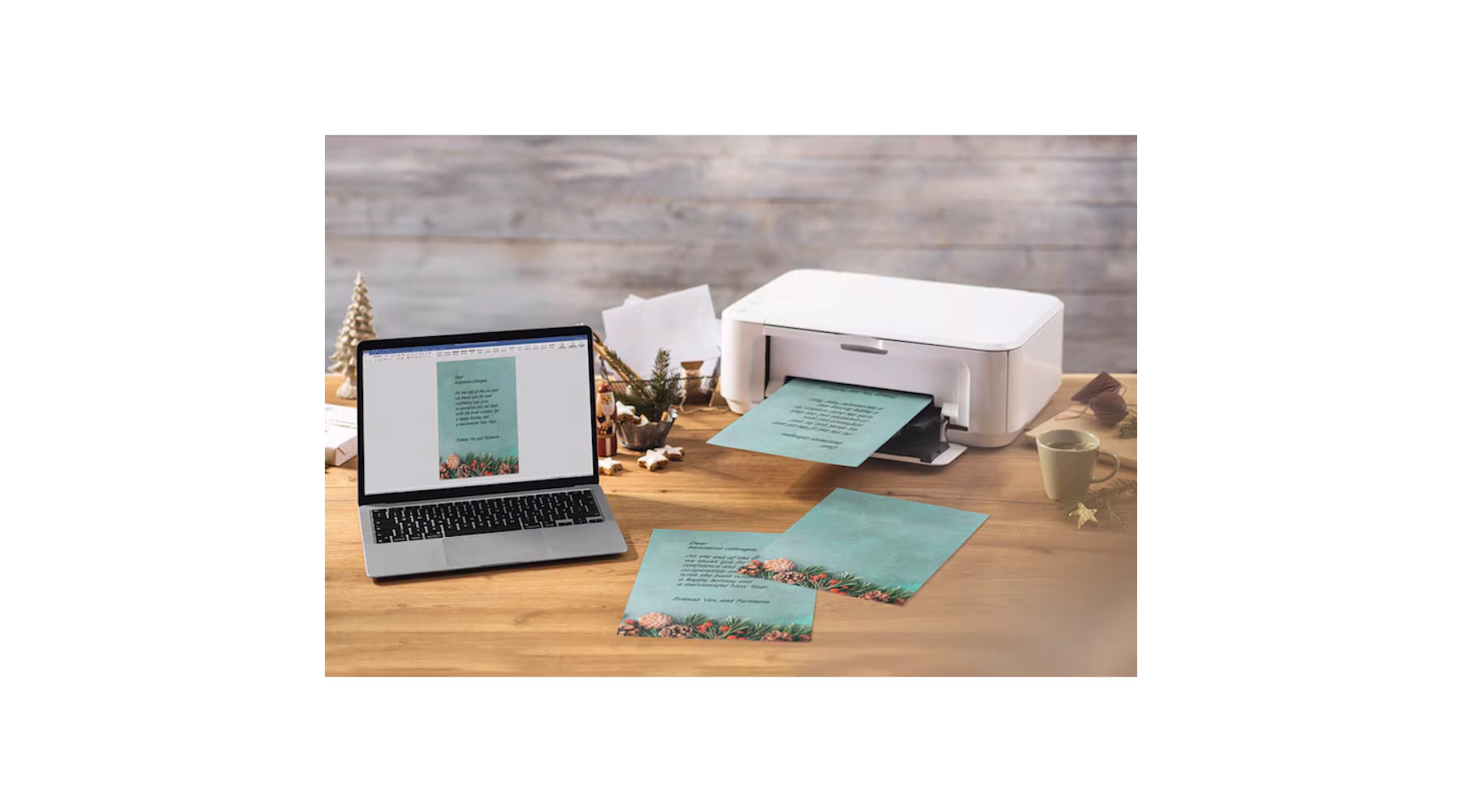 SIGEL Weihnachtsbriefpapier Green Christmas DIN A4 90 g/m² 100 Blatt/Pack
