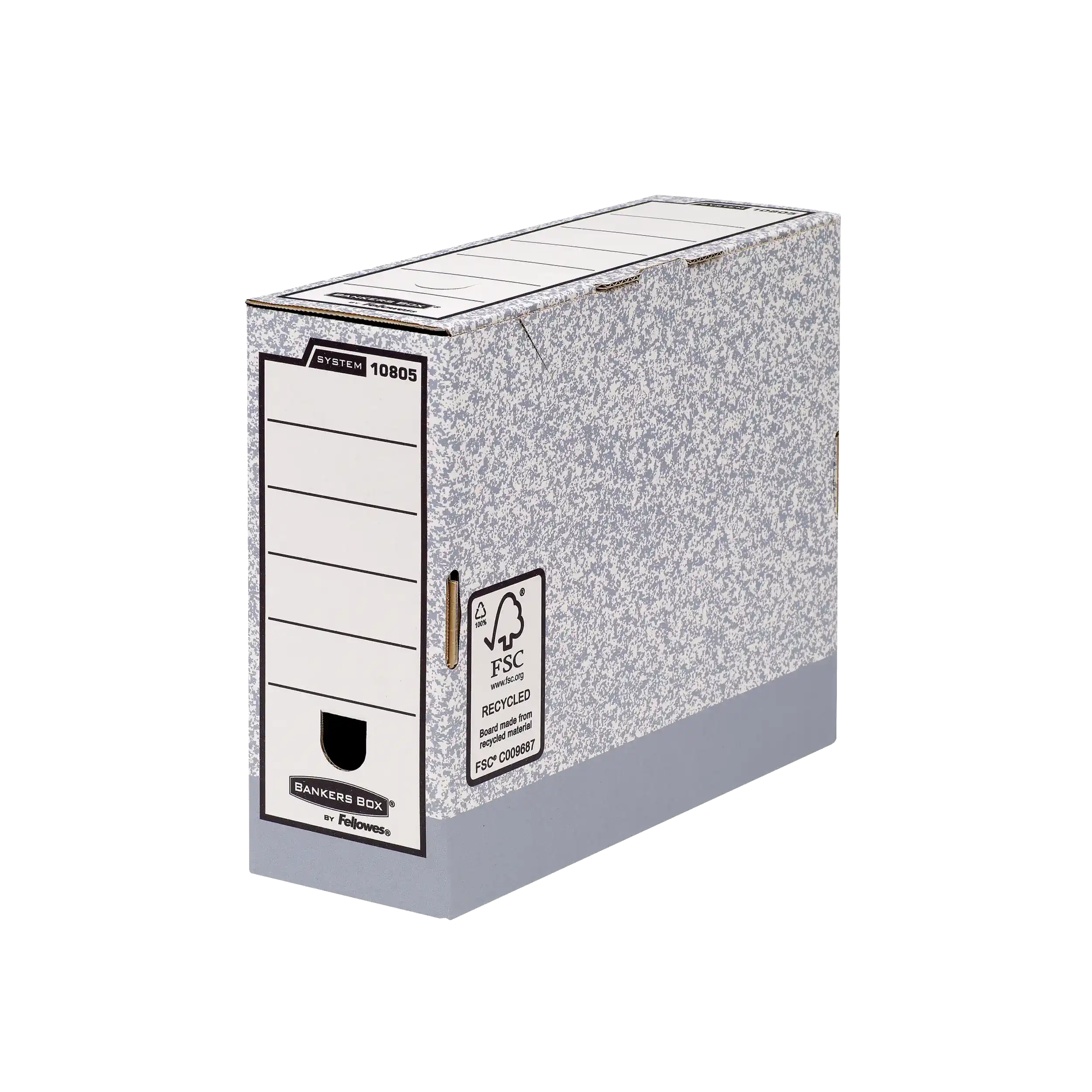 BANKERS BOX® Archivschachtel System 100 mm grau/weiß