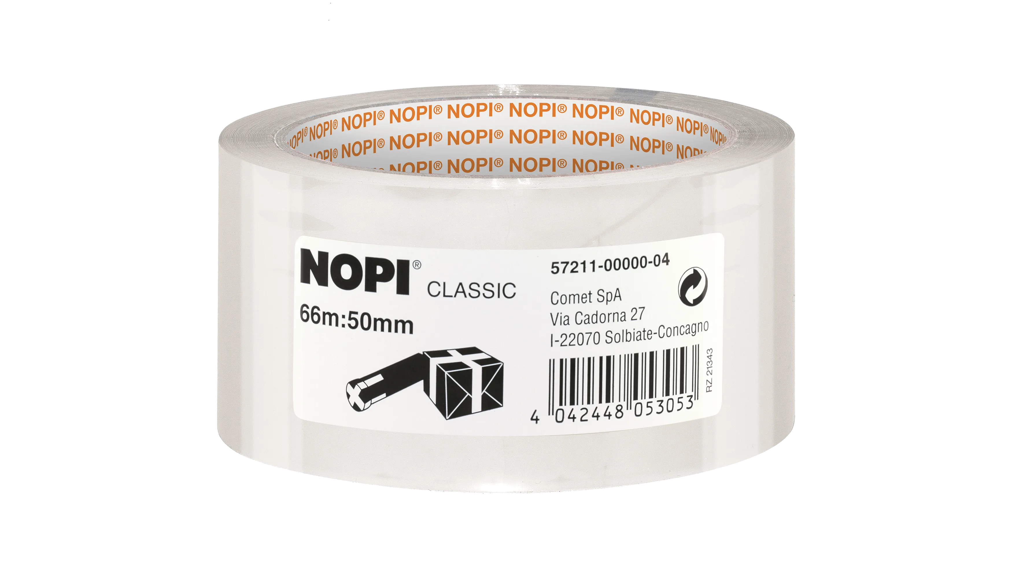 NOPI® Packband Classic 50 mm x 66 m transparent  