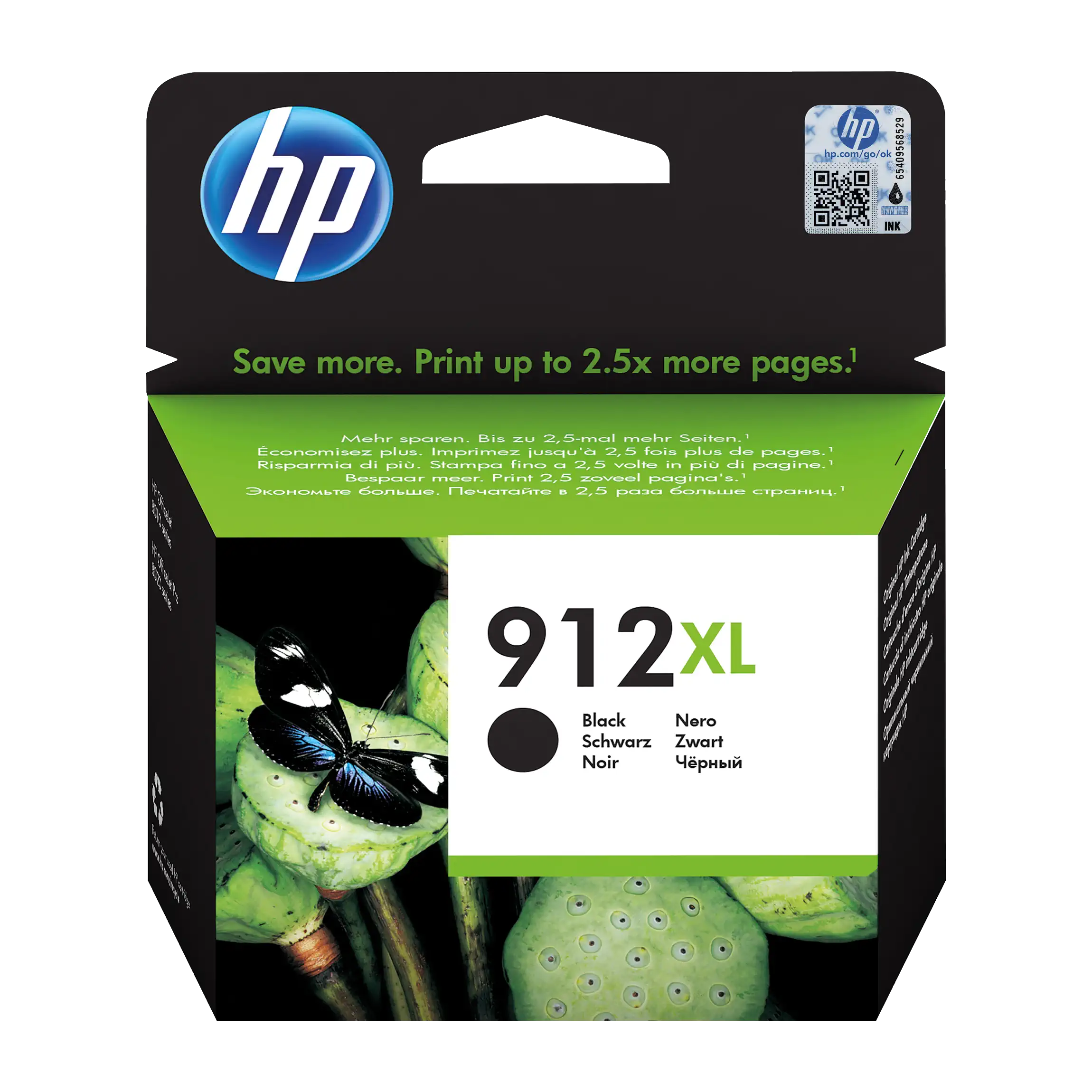 HP Tintenpatrone 912XL schwarz  825 Seiten
