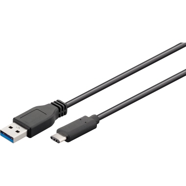 GOOBAY USB-Kabel 3.1 C/A 3.0 2 Meter schwarz