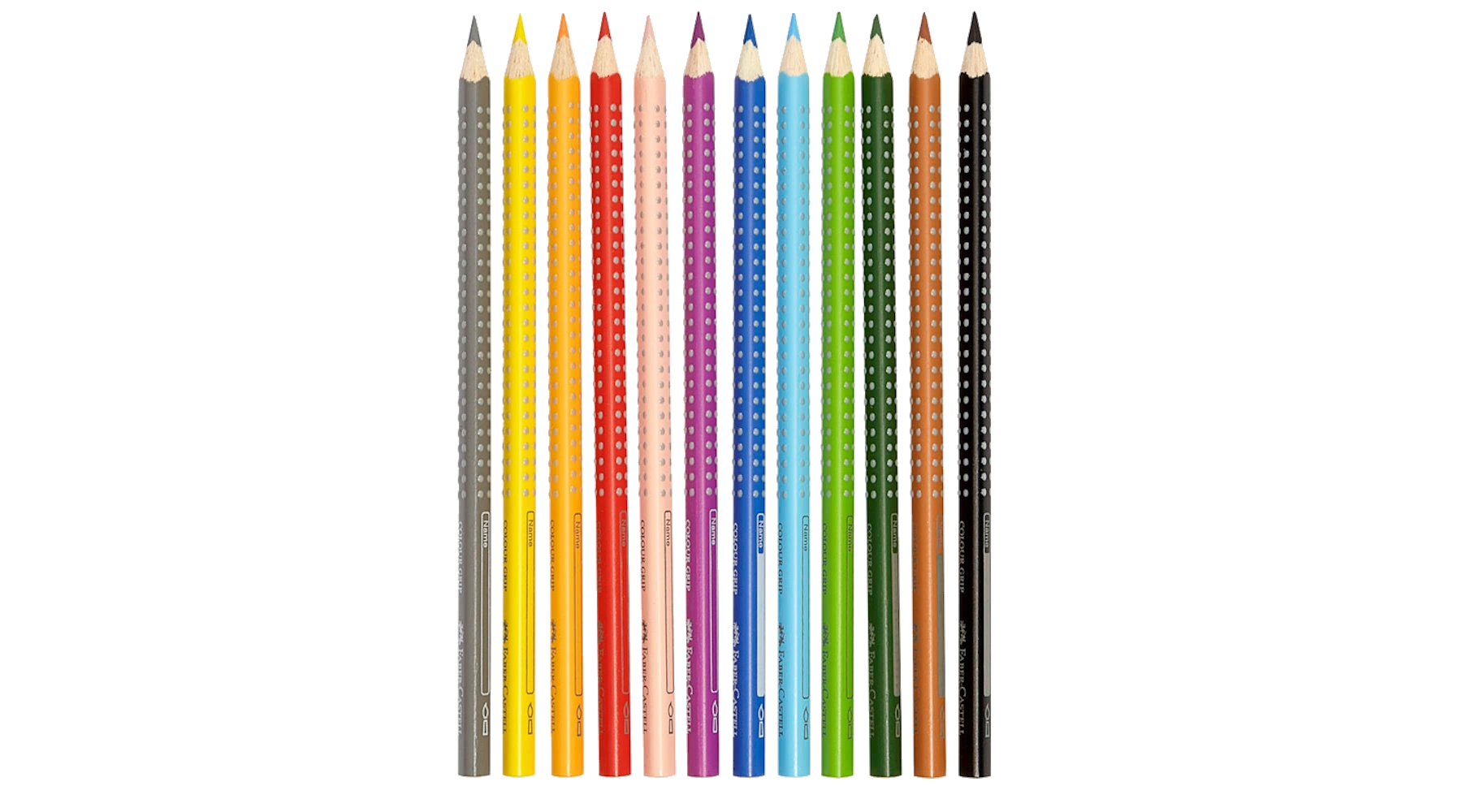 FABER-CASTELL Buntstift COLOUR GRIP  12 Stück/Pack farbig sortiert