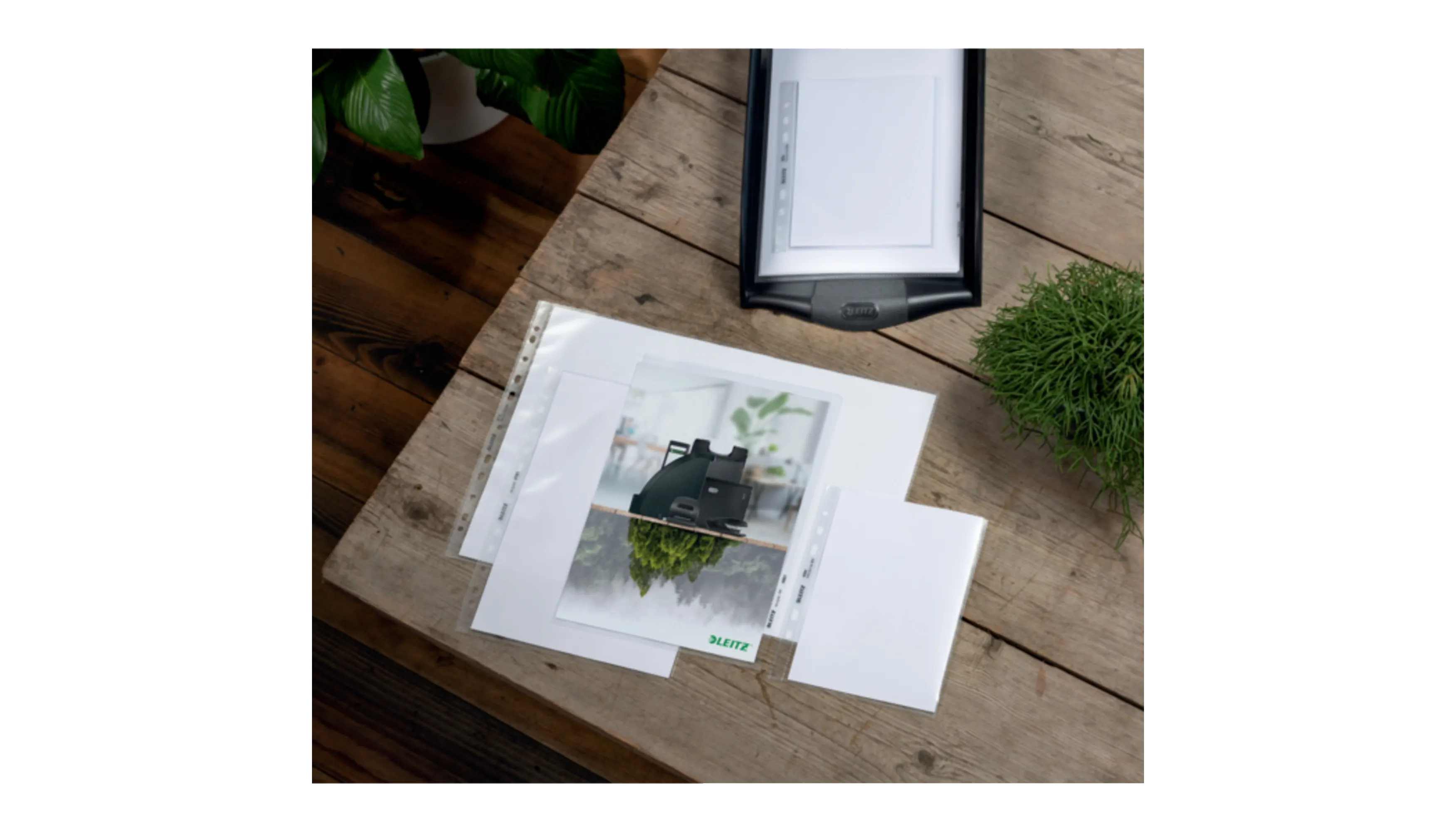 LEITZ Prospekthülle Recycle DIN A5 genarbt transparent 1Pa=25St.