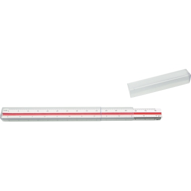 M+R Dreikantmaßstab 30 cm weiß Ingenieur DIN: 1:2,5, 1:5, 1:10, 1:20, 1:50, 1:100 M+R Dreikantmaßstab 30 cm weiß Ingenieur DIN: 1:2,5, 1:5, 1:10, 1:20, 1:50, 1:100